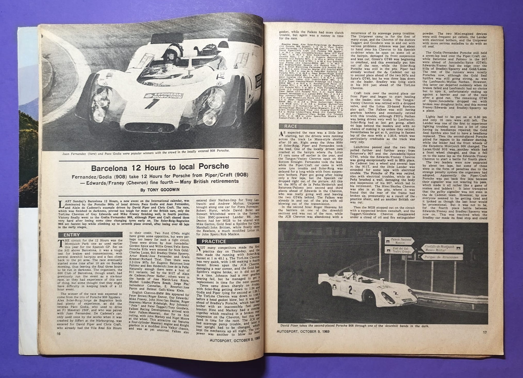 alte Zeitschrift Magazin Heft Autosport, 22. Dezember 1967, Jochen Rindt, Formel 2 Winkelmann Brabham, Porsche 908,.. Englisch!