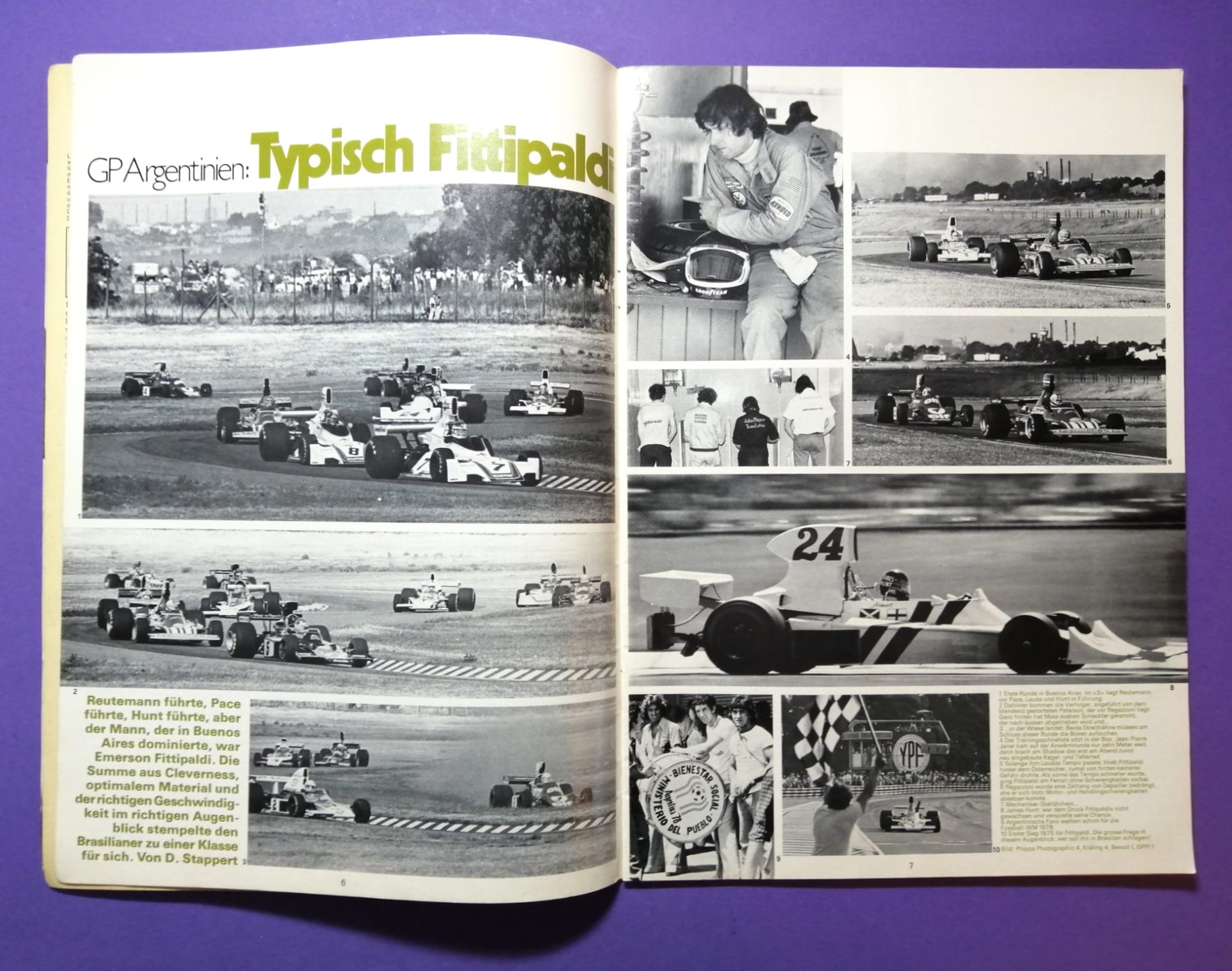 alte Zeitschrift Magazin Powerslide, 02/1975, OHNE Mittelposter!!