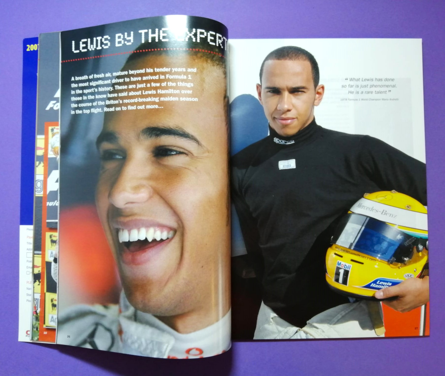 Magazin, Zeitschrift, NEU, Lewis Hamilton, Born to Win, Formel 1 Grand Prix Weltmeister, McLaren Mercedes, mit Kalender 2008, Englisch!
