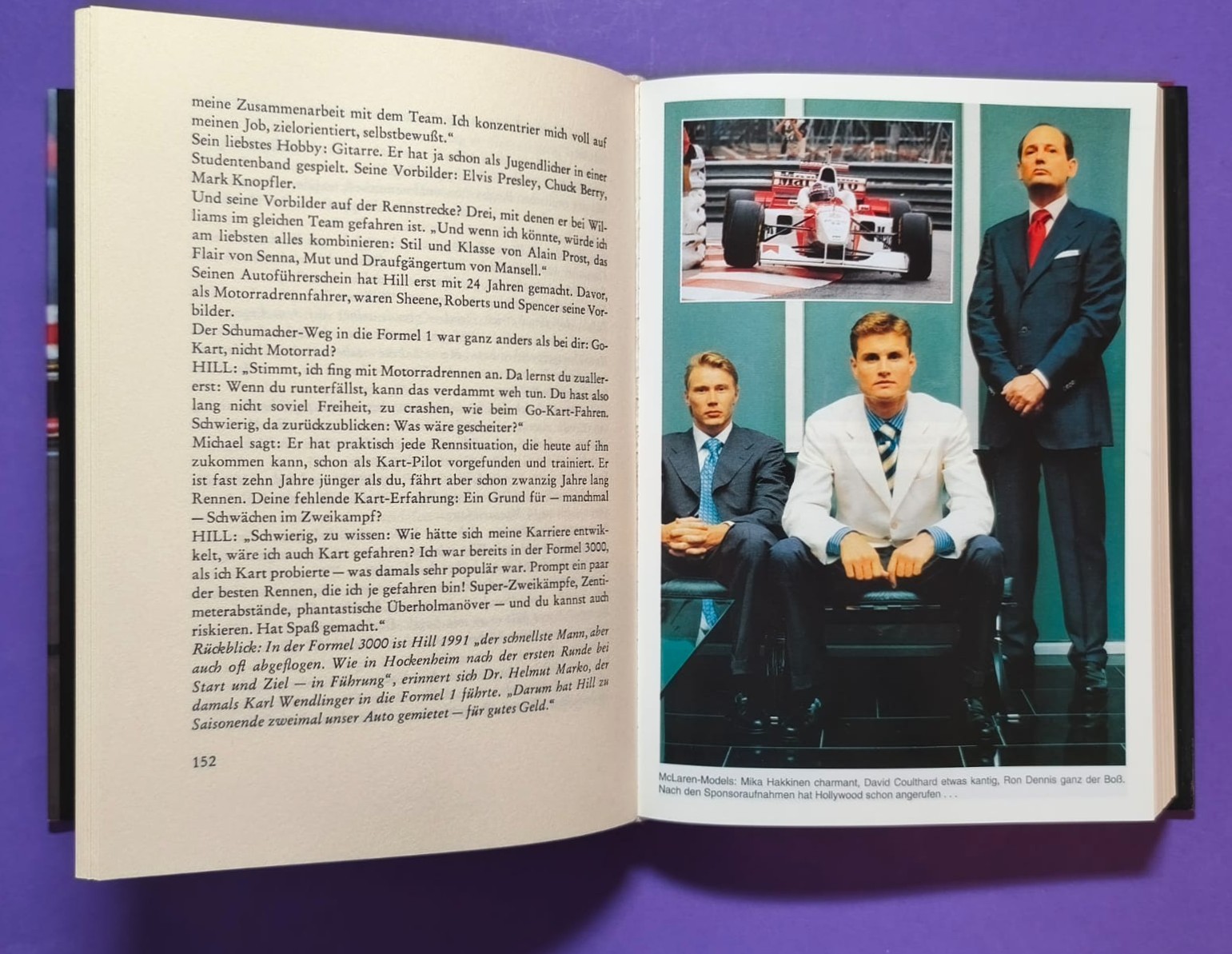 altes Buch Grand Prix Story 1996, Heinz Prüller, Formel 1 Grand Prix Jahrbuch, Weltmeister Damon Hill - Williams Renault