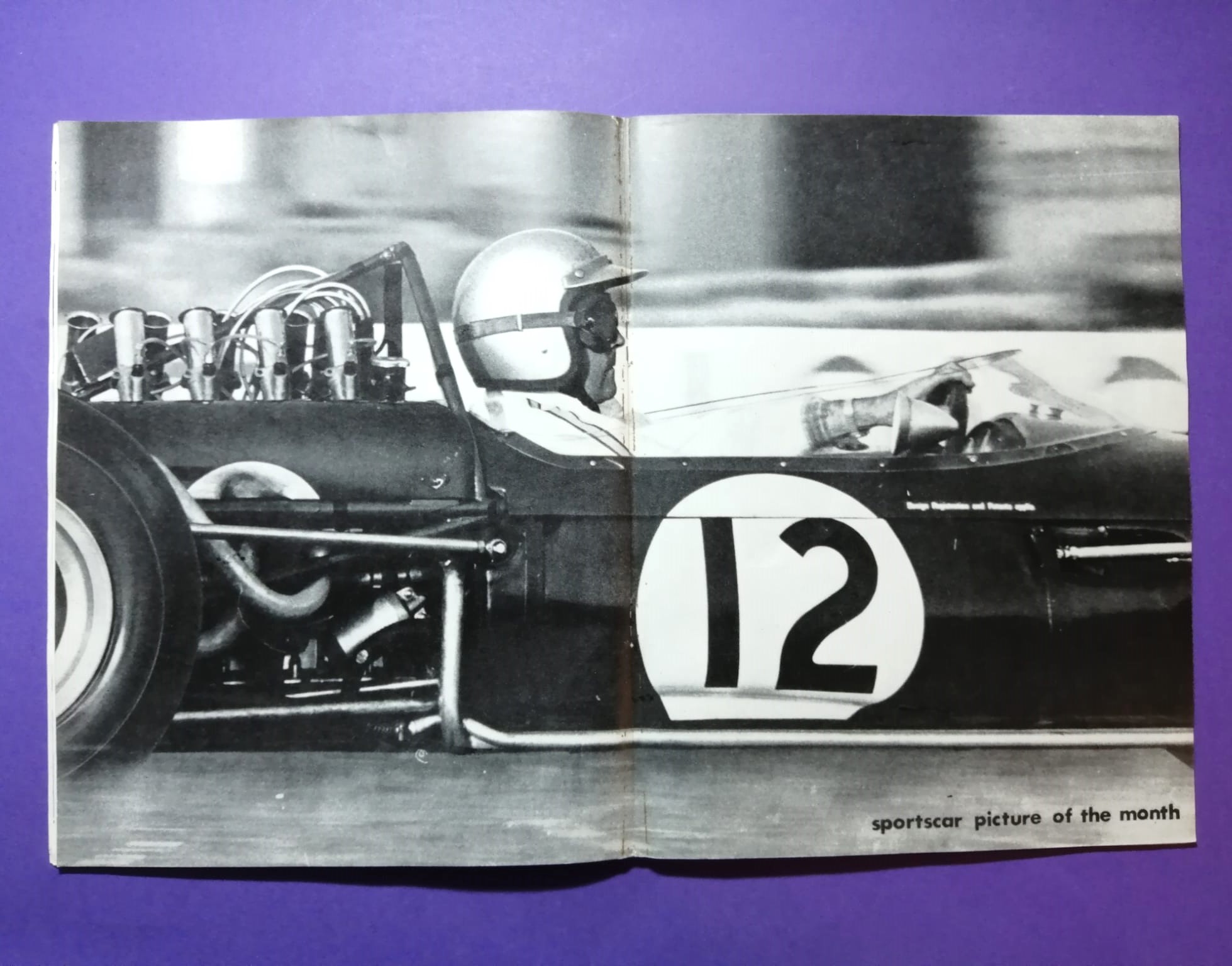 RARITÄT! alte Zeitschrift Magazin Heft, Sportscar, 08/1966, Formel 1 Monaco, Jochen Rindt, Roger Nathan, Mittelposter Jack Brabham,.. Englisch!