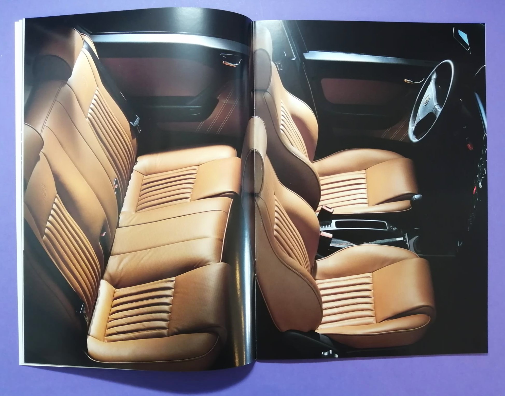 altes Original Autoprospekt, Alfa-Romeo 146, TI,... aus dem Jahr 1998, 4 teilig
