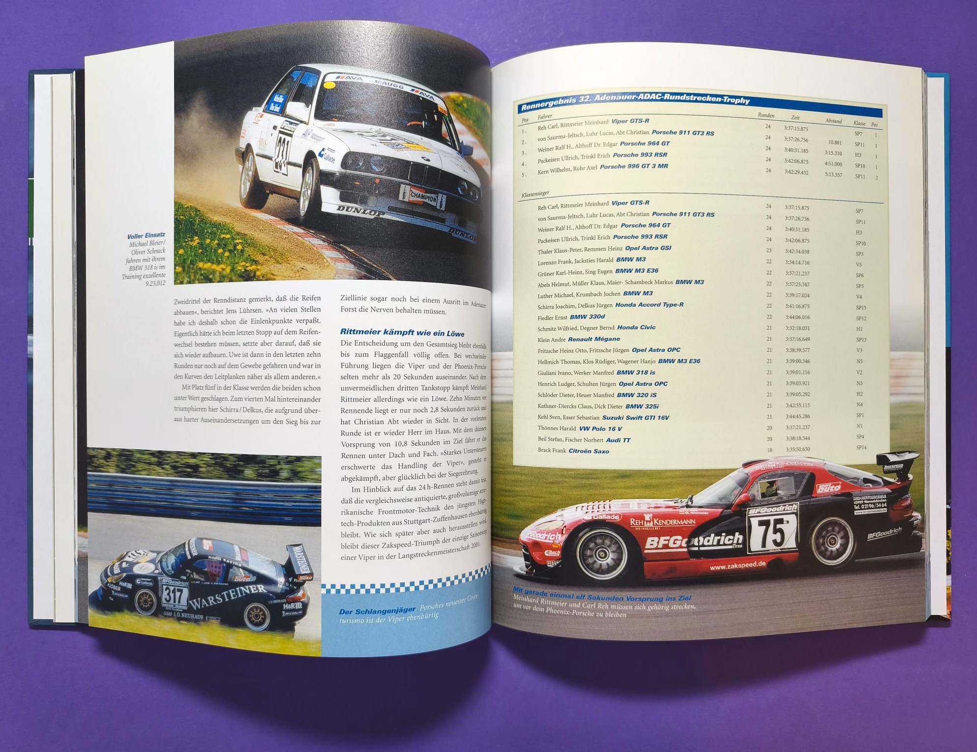 altes Neuwertiges Buch, Grüne Hölle 2001, 24h Nürburgring Nordschleife,.. BMW E36, E30, Opel Astra, Mitsubishi Evo,...
