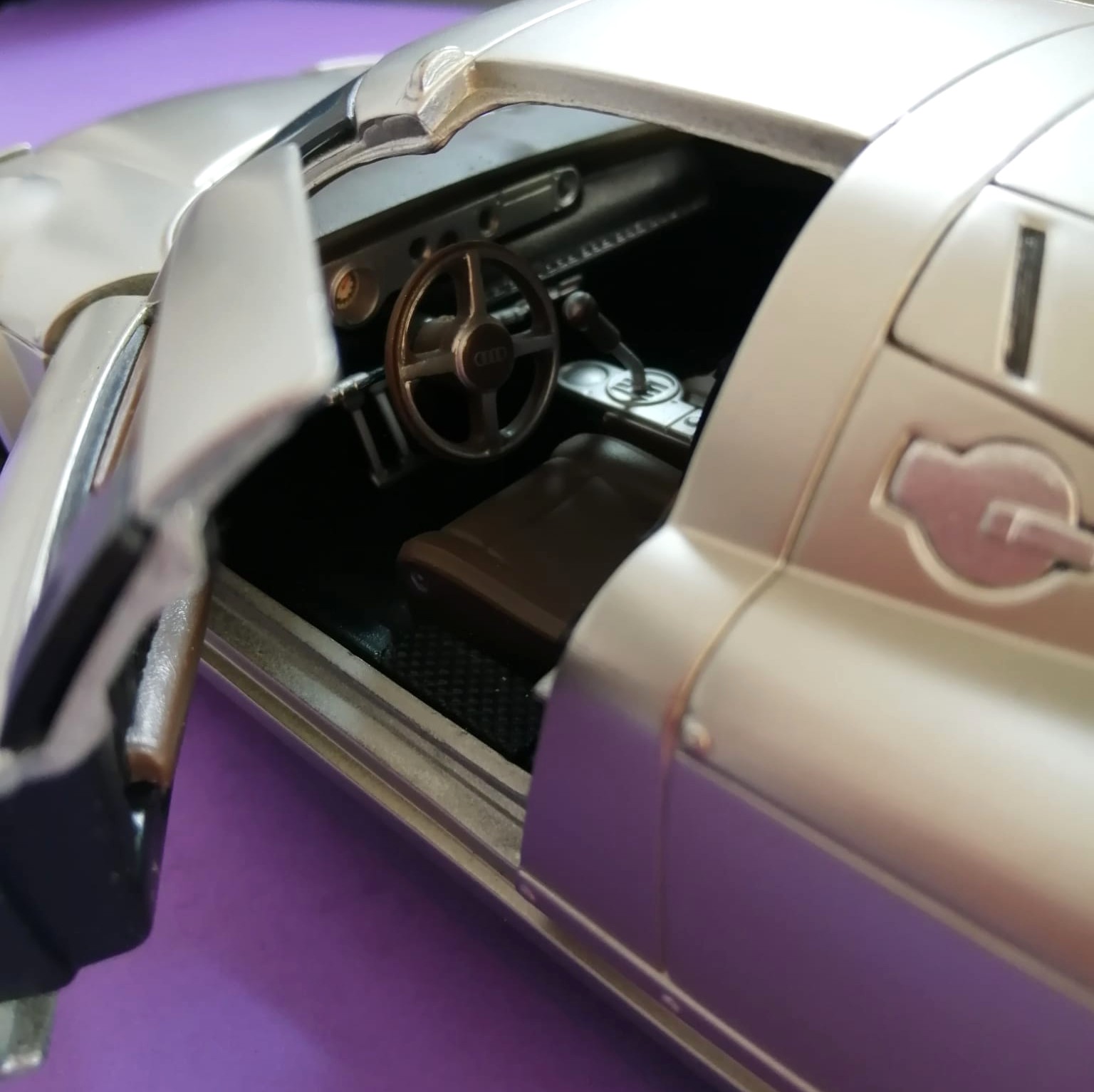 altes Modellauto 1:18, Audi Supersportwagen "Rosemeyer"