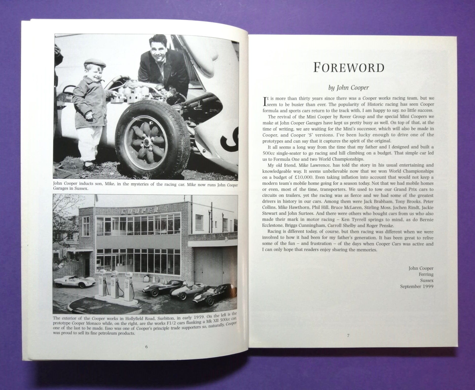 altes Buch Cooper, Formel 1 Grand Prix Team, Formel 2, Formel 3, Sportwagen, Indy Car, MINI Tuner, Jochen Rindt,.. Englisch!