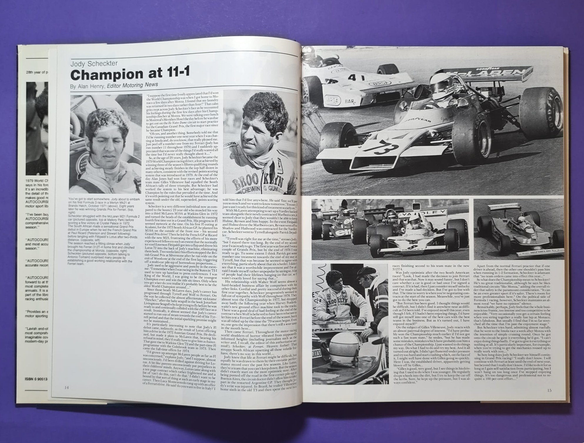 RARITÄT! altes Buch, Autocourse 1979-78, Motorsport, Formel 1, 2, 3, 24h LeMans, Indy 500, BMW M1 ProCar,.. Lauda, Scheckter, Villeneuve, Ferrari, Pironi,.. ENGLISCH!