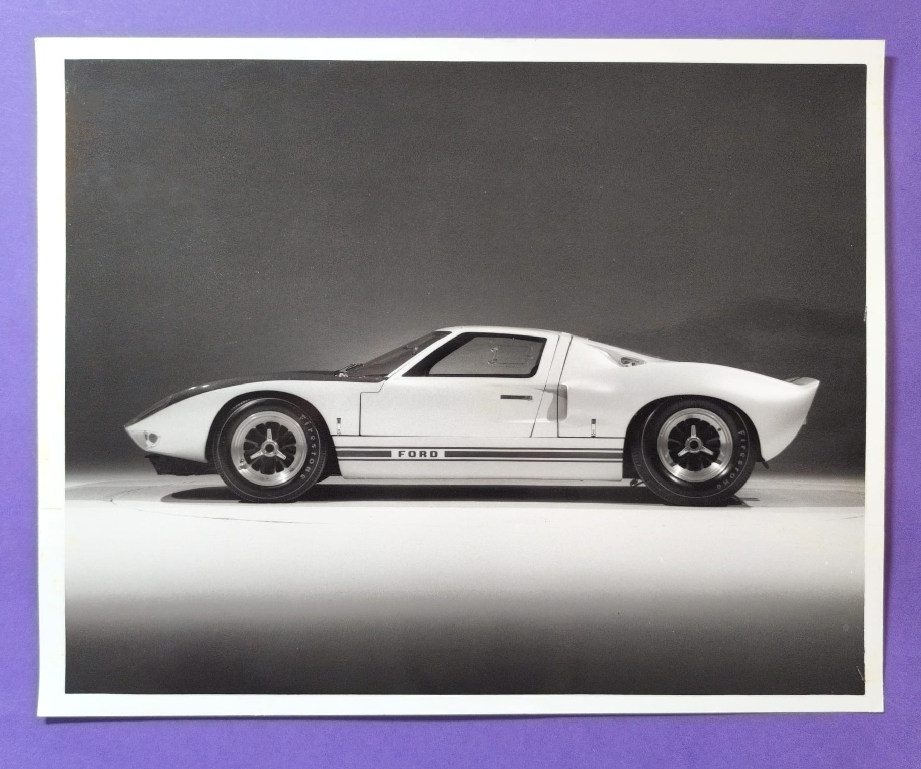 altes Pressefoto 20x25cm, Ford GT40, 1964, 24h LeMans,.. Foto neueren Datums