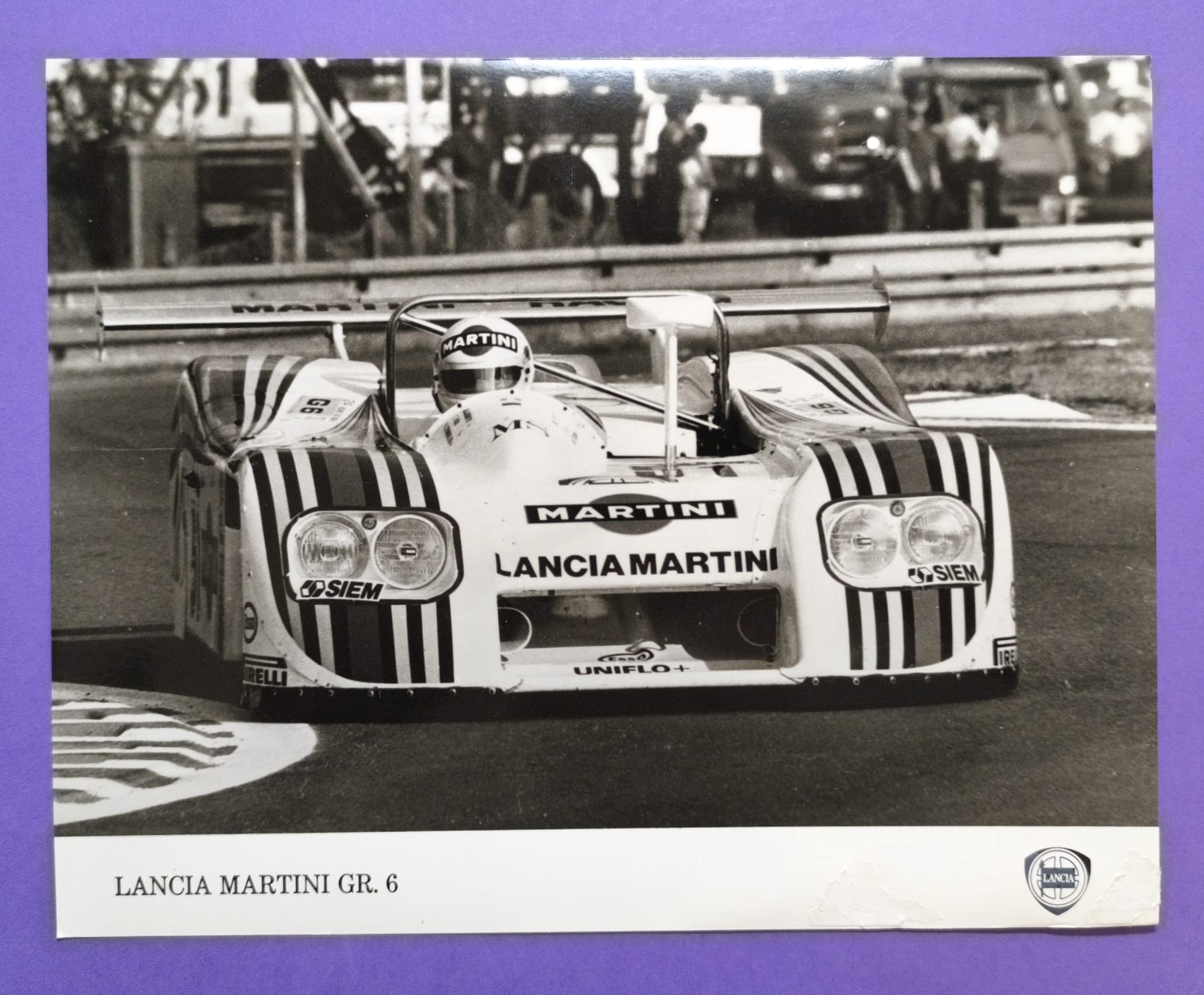 altes Presse Werksfoto, Martini Lancia LC1, 24h LeMans, Sportwagen WM, 1982, 19x24cm