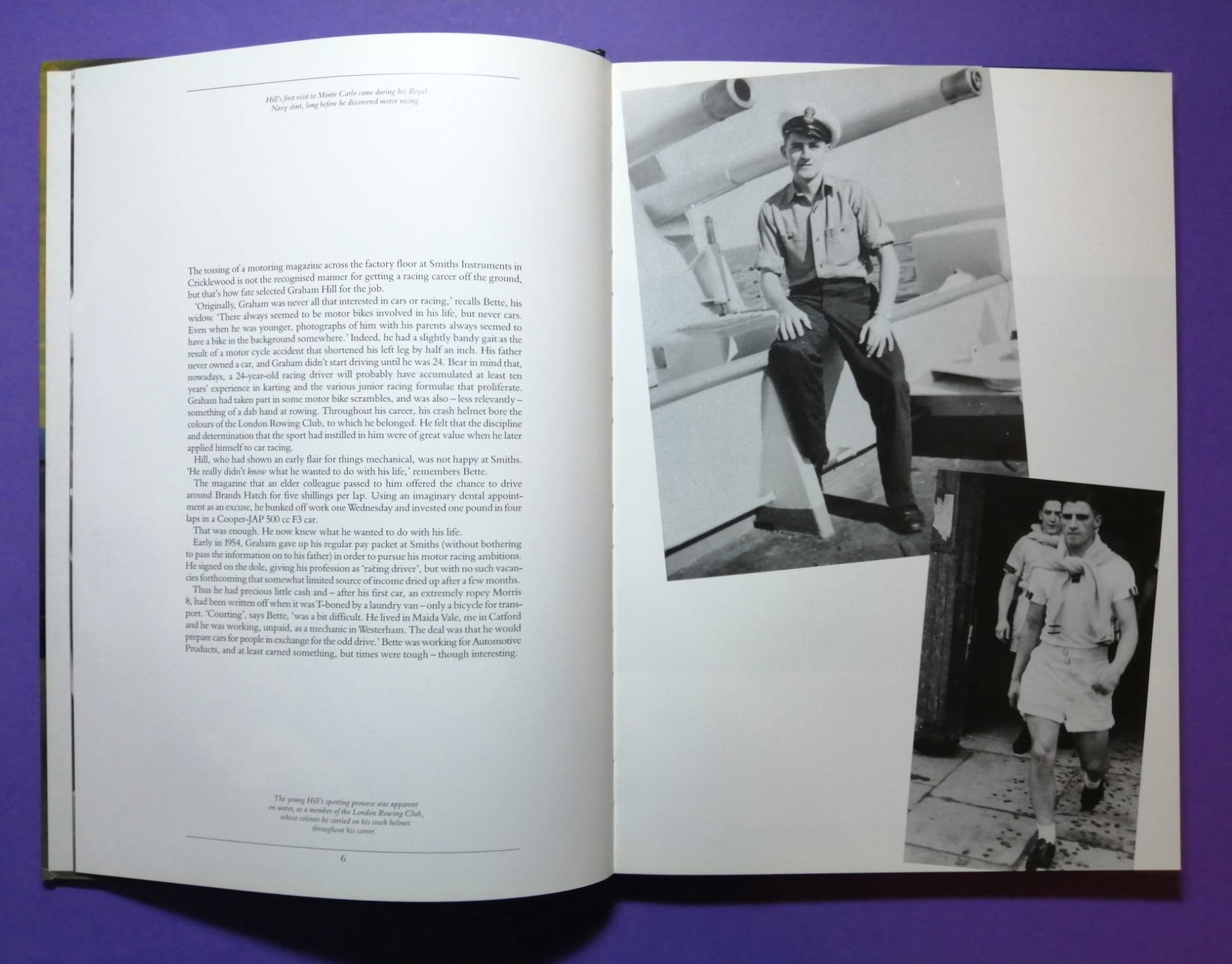 altes Buch, Graham Hill, Formel 1 Grand Prix Weltmeister, BRM, Lotus,.. Englisch!
