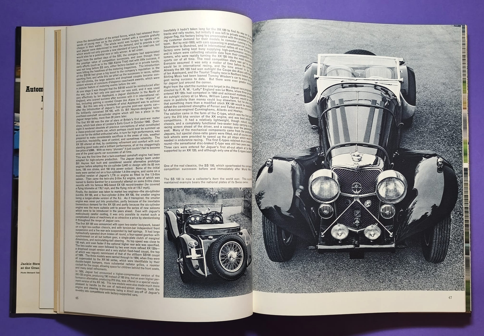 altes Buch, Automobile Year 1969-1970, Ford Capri, Opel Manta,.. Formel 1, LeMans, Rallye, Indy Car,.. Jochen Rindt, Hill, Ickx, Siffert, Stewart,.. Lotus, Ferrari, Porsche 917, Matra,.. ENGLISCH!