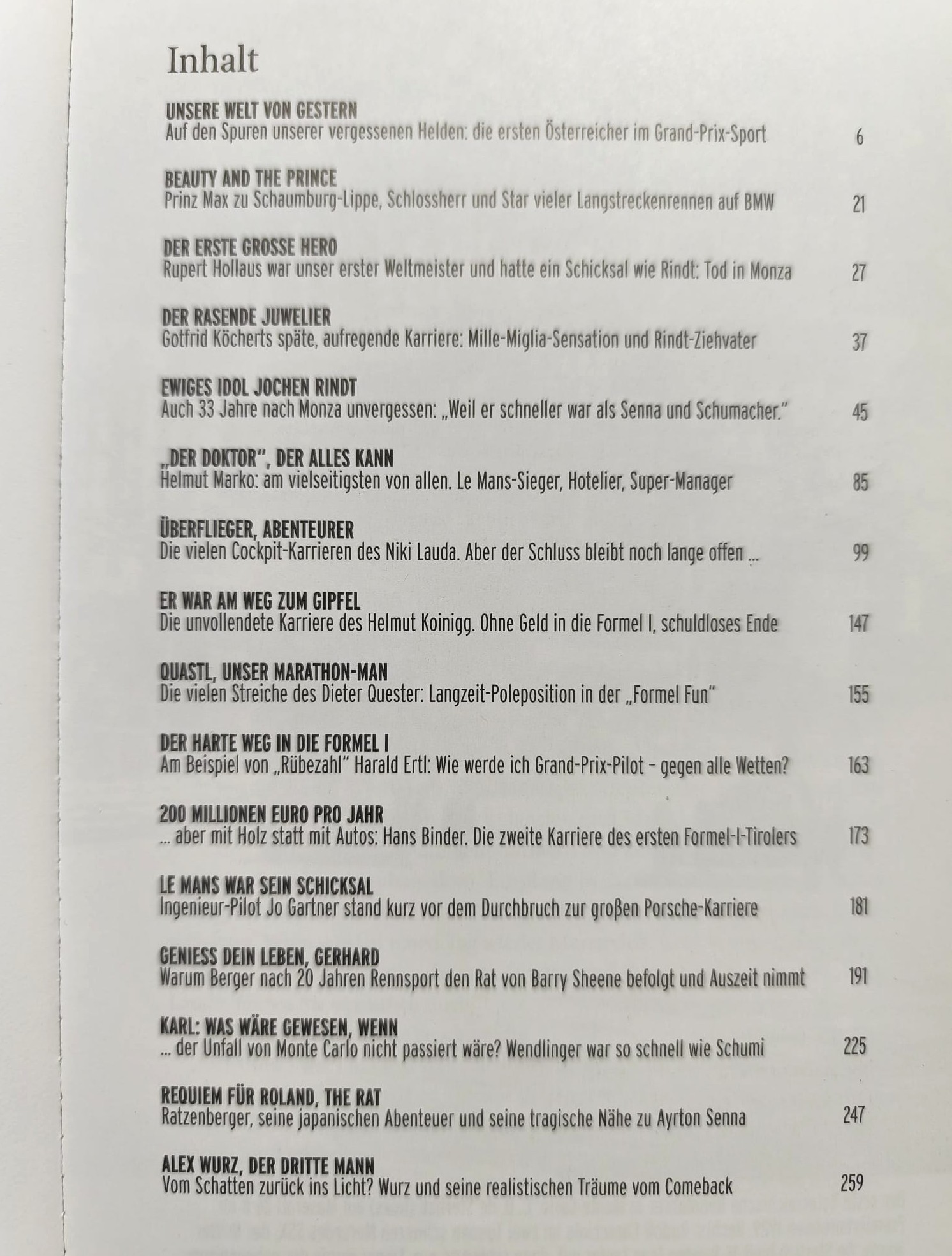 altes Buch, Unsere Champions 1900 bis 2003, Rindt, Lauda, Gartner, Berger, Ratzenberger, Hollaus,... Formel 1, LeMans, Motorsport