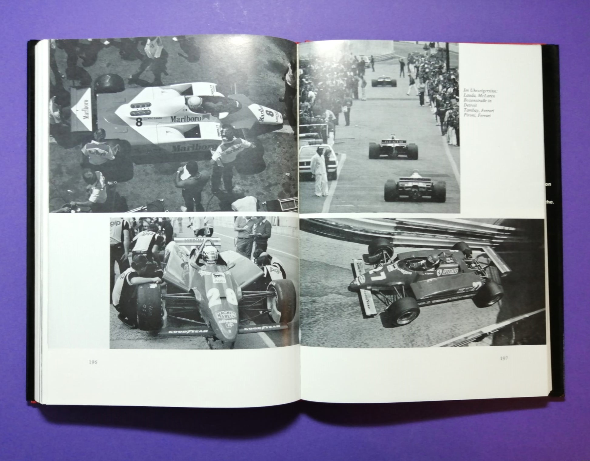 altes Buch Niki Lauda Die neue Formel 1, Das Turbo Zeitalter, Technik und Praxis des Grand Prix Sports 2, BMW, Ferrari, Renault, G. Villeneuve, E. de Angelis, D. Pironi, A. de Cesaris, M. Winkelhock, Österreichring,..