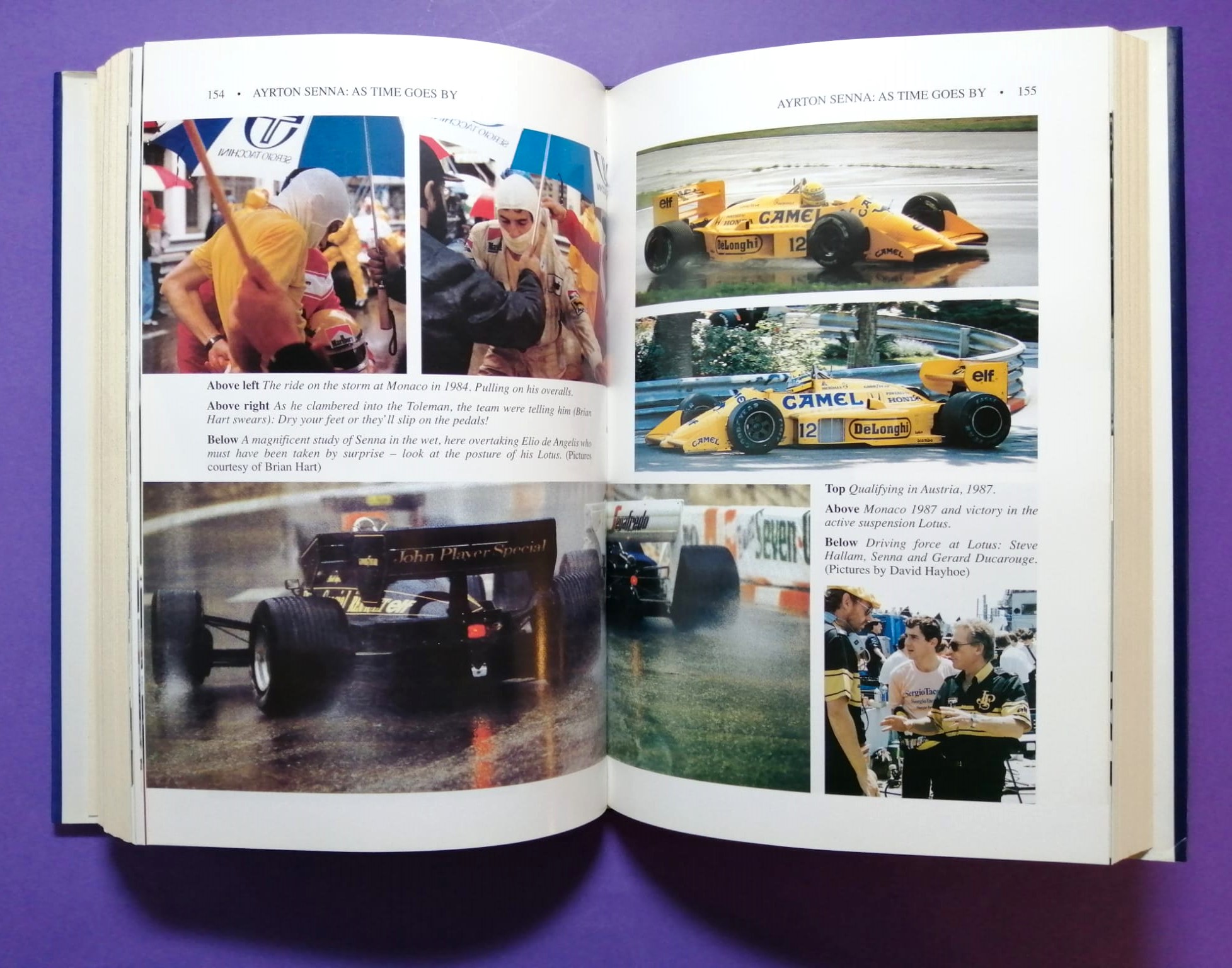 altes Buch, Ayrton Senna, As time goes by, Formel 1 Grand Prix Weltmeister, McLaren, 304 Seiten, ENGLISCH!!