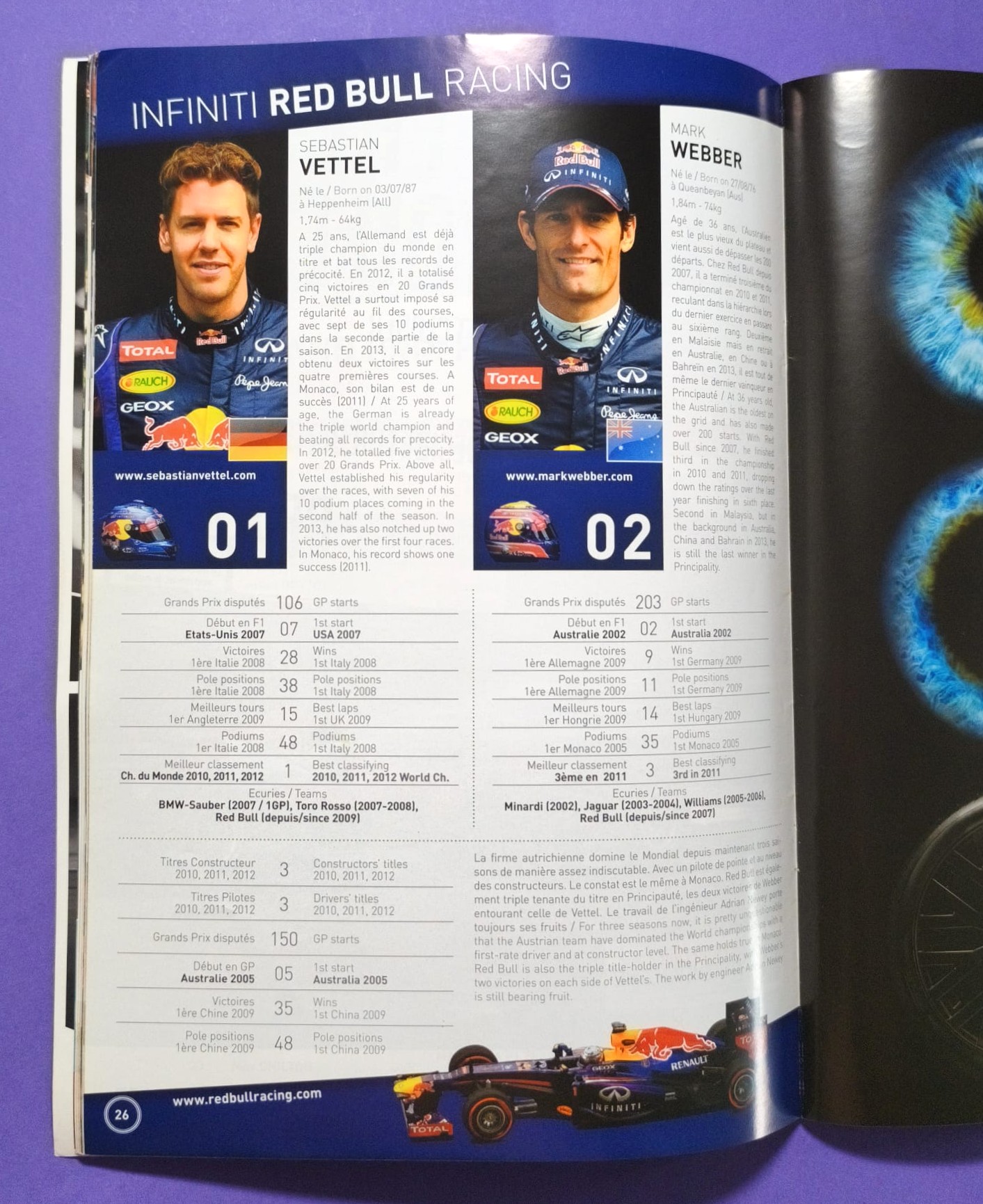 Offizielles Rennprogramm, Formel 1 Grand Prix Monaco 2013, Jules Bianchi, Alonso, Räikkönen, Vettel, Webber, Ferrari, Lotus, Red Bull,..