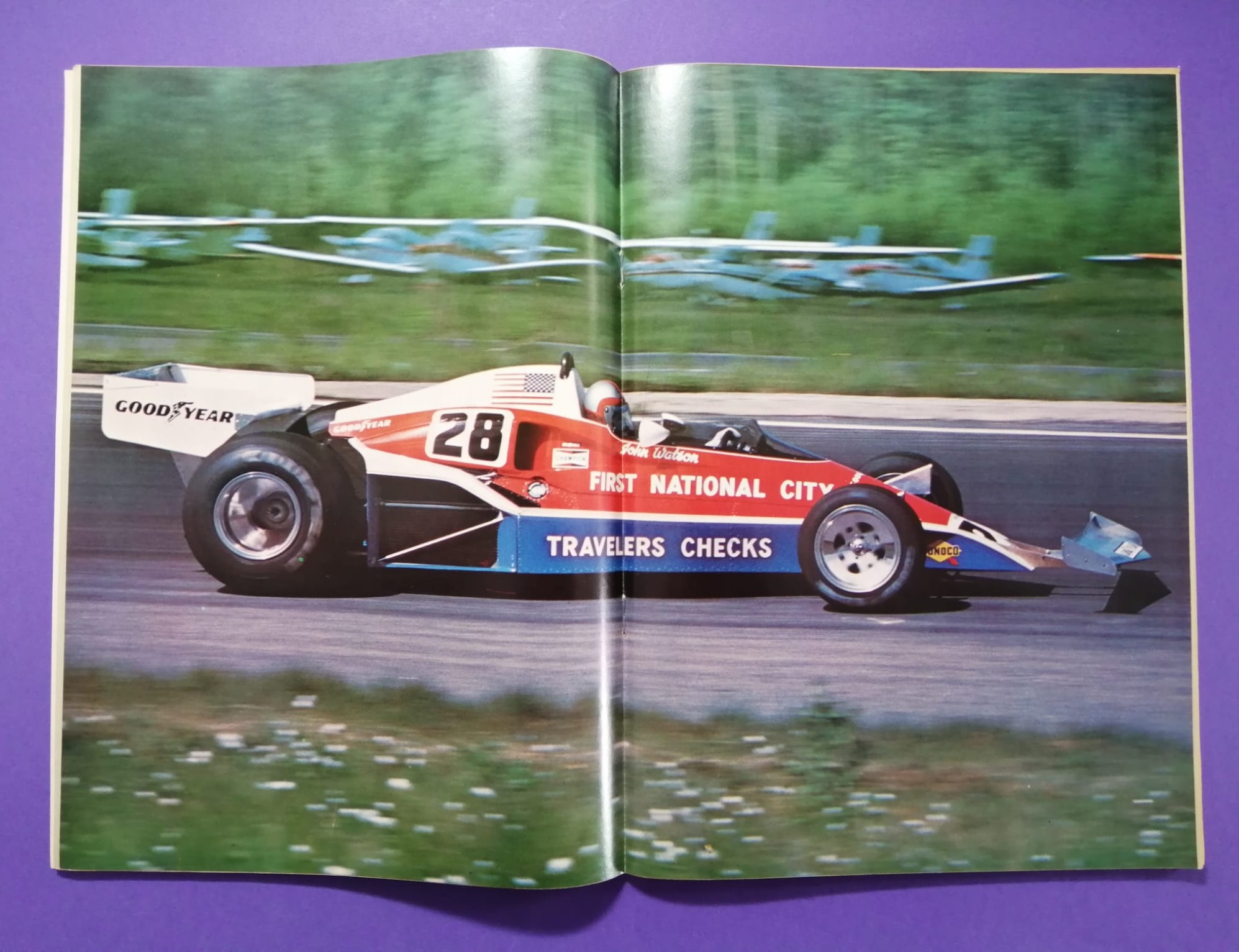 alte Zeitschrift Magazin Heft Autosport, 22. Juli 1976, James Hunt McLaren, Formel 1 Grand Prix Brands Hatch, mit Mittelposter John Watson Penske,.. Englisch!