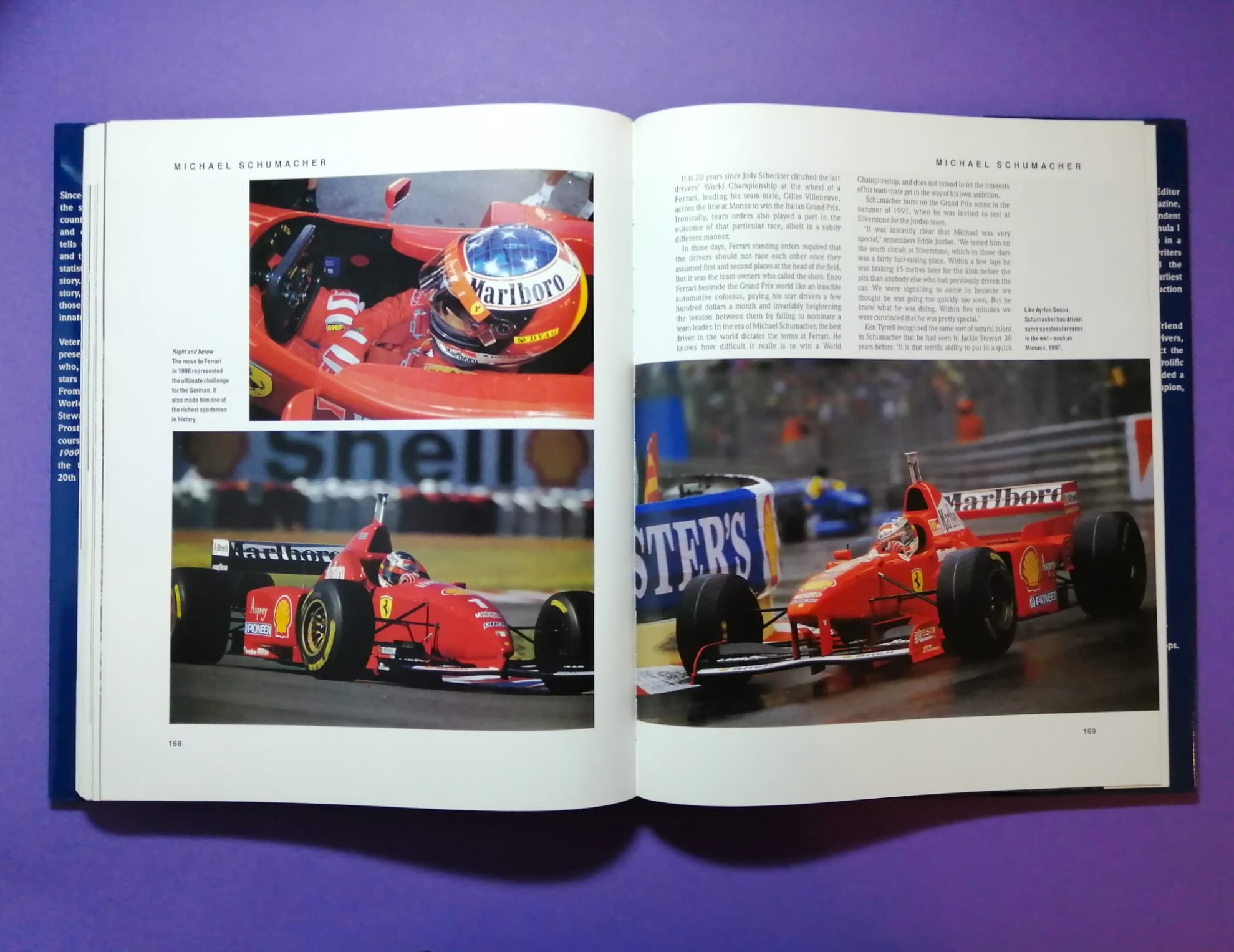 altes Buch, Racers 1969-2000, The Legends of Formula 1, Cevert, Rindt, Courage, Lauda, Hunt, Peterson, Pironi, Senna, Schumacher, Villeneuve,.. Englisch!