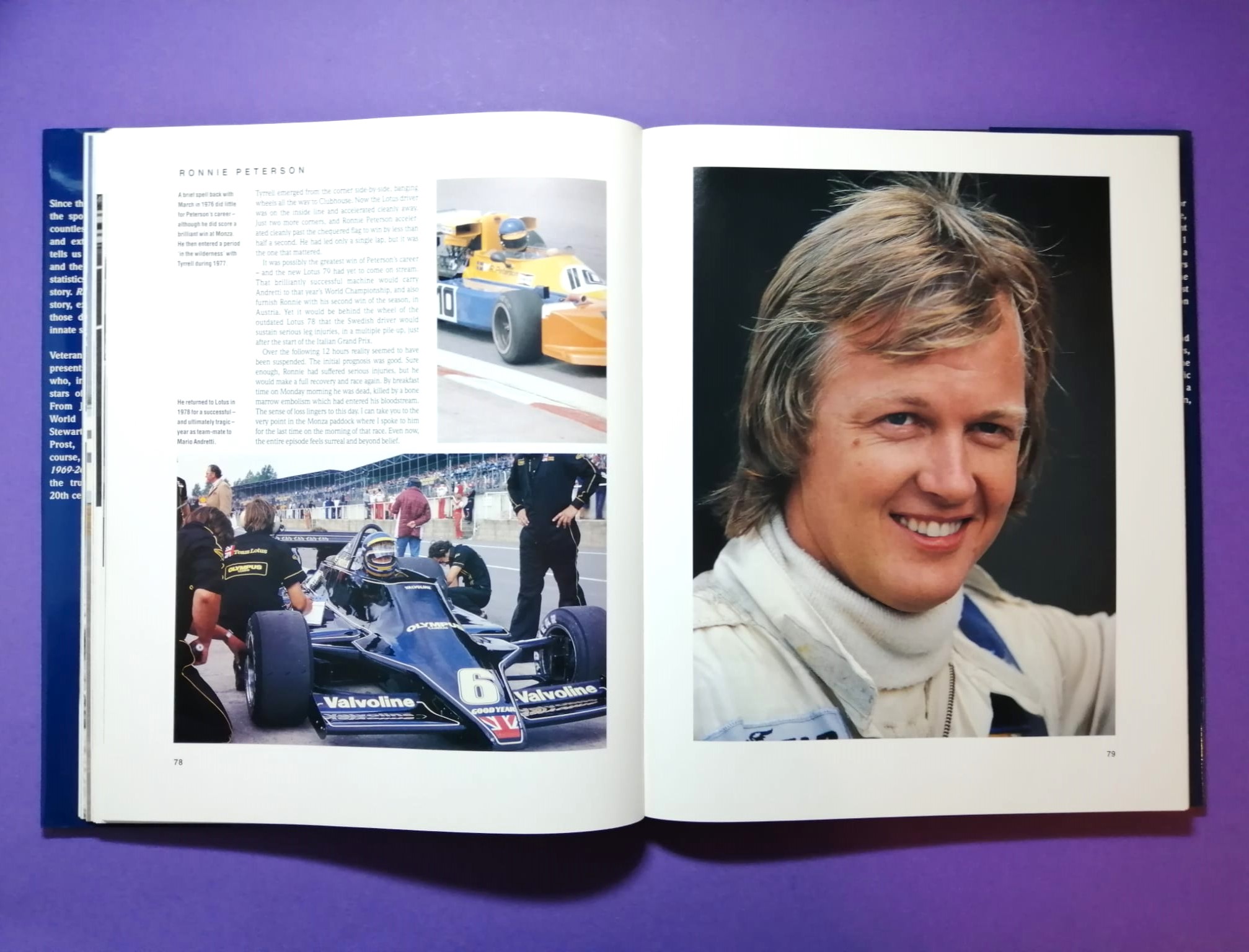 altes Buch, Racers 1969-2000, The Legends of Formula 1, Cevert, Rindt, Courage, Lauda, Hunt, Peterson, Pironi, Senna, Schumacher, Villeneuve,.. Englisch!