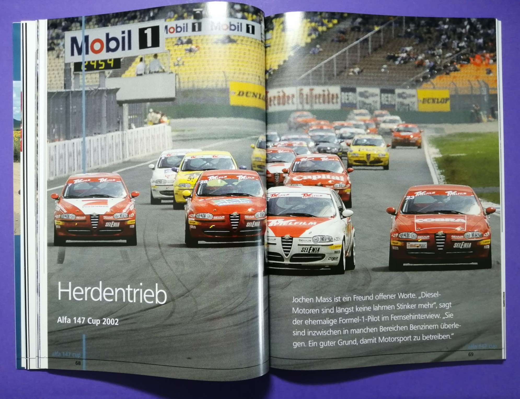 altes Alfa-Romeo Jahrbuch Magazin, Nr.3, Jahr 2002, Alfa 147 GTA & Cup, 156 GTA, Brera, 24h LeMans, Tourenwagen WM, Oldtimer...