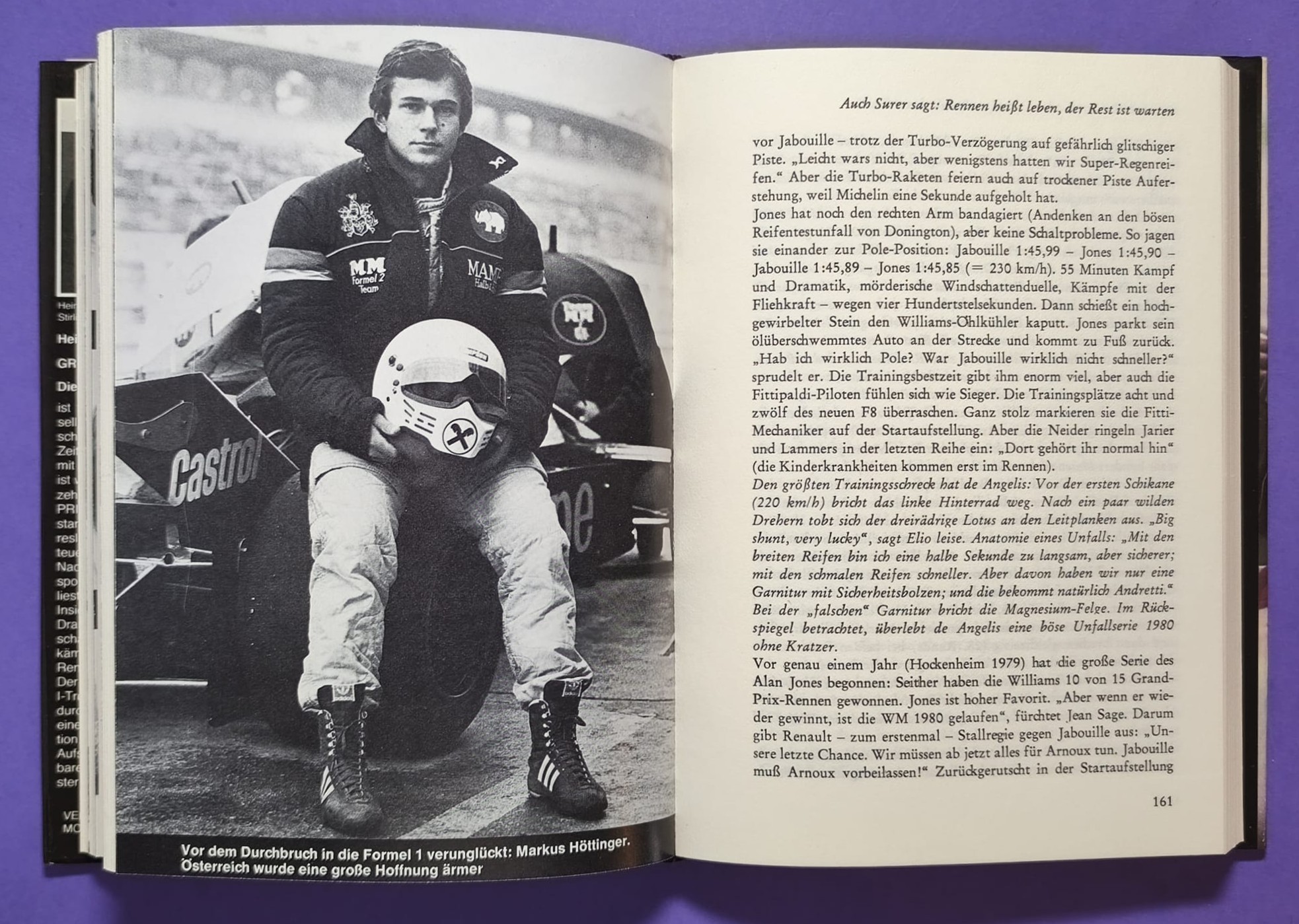 altes Buch Grand Prix Story 1980, Formel 1 Jahrbuch, Heinz Prüller, Weltmeister Alan Jones, Williams, Elio de Angelis, John Player Lotus, Gilles Villeneuve, Ferrari,..
