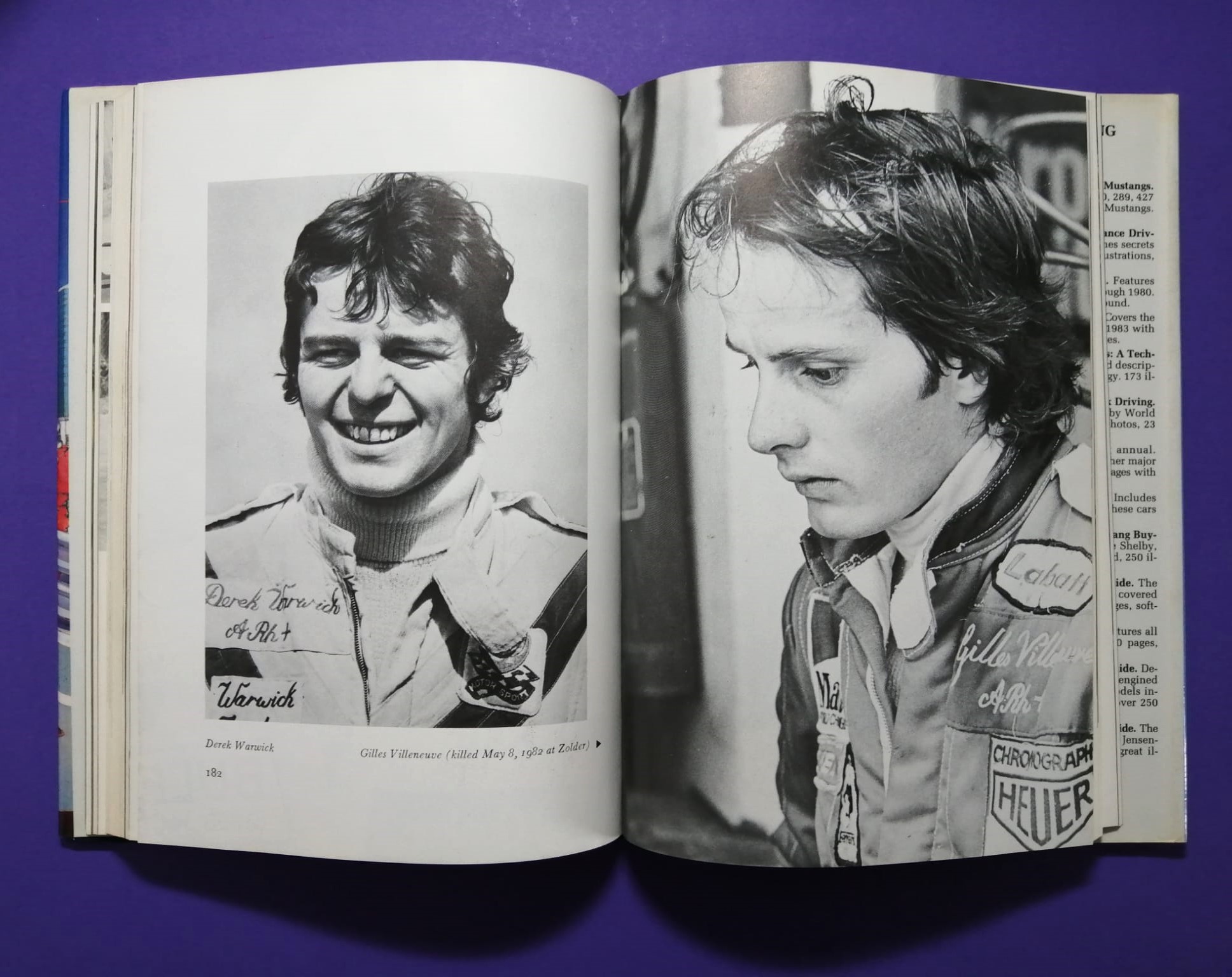 altes Buch Niki Lauda The New Formula One, A Turbo Age, BMW, Ferrari, G. Villeneuve, E. de Angelis, A. de Cesaris, M. Winkelhock, Österreichring,.. Englisch
