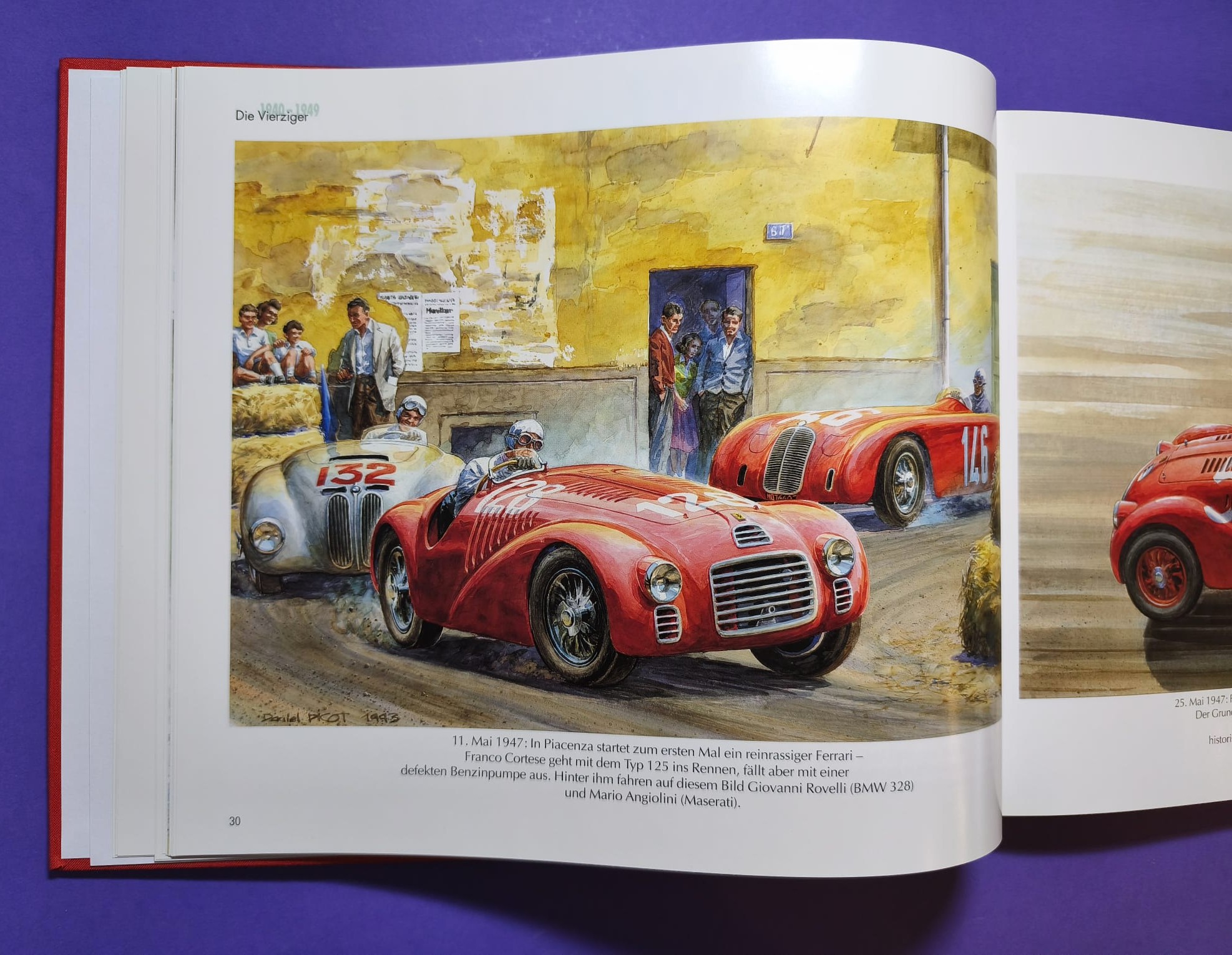altes Buch, Ferrari Renngeschichte, 1930-1997, Formel 1 Grand Prix, 24h LeMans,.. Trips, Lauda, Schumacher,... 