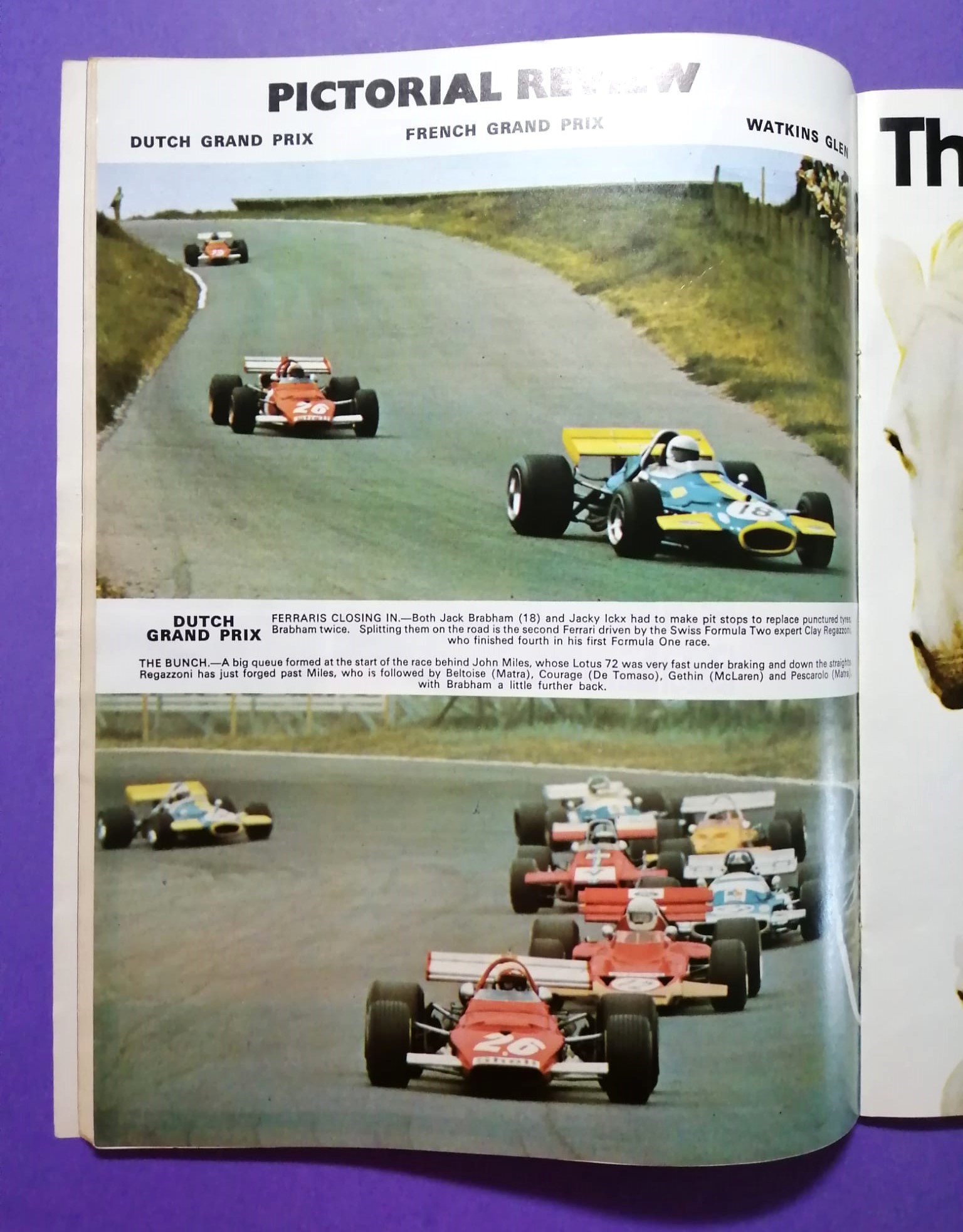 alte Zeitschrift Magazin Heft Motor Sport, 08/1970, Jochen Rindt, Gold Leaf Lotus72, Formel 1 Grand Prix Weltmeister, Porsche 917,.. Englisch