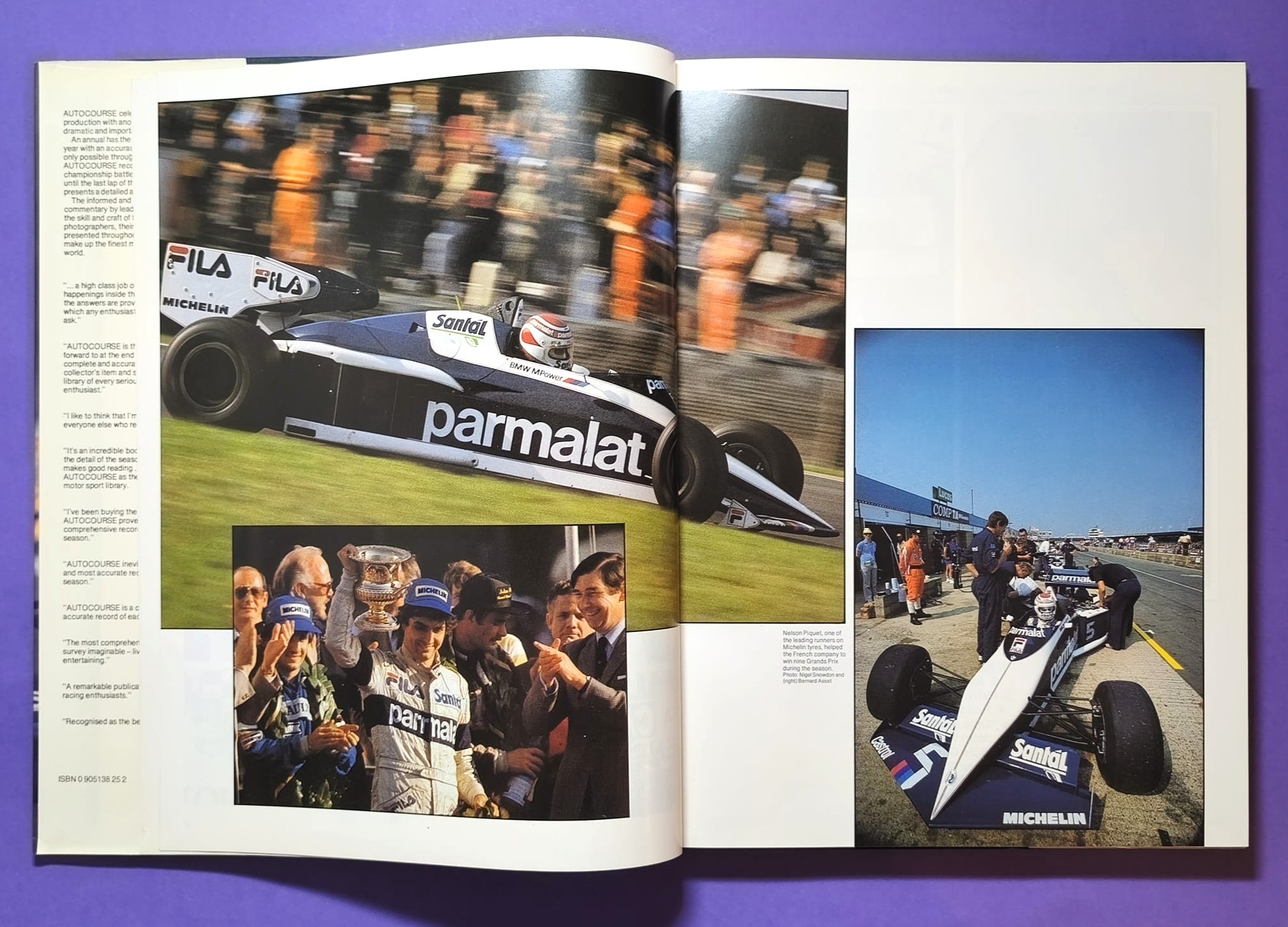 altes Buch, Autocourse 1983-84, Motorsport, Formel 1, 2, Sportwagen WM, Piquet, Lauda, Prost, Rosberg, Angelis,.. Martini Lancia,.. Österreichring,.. ENGLISCH! 