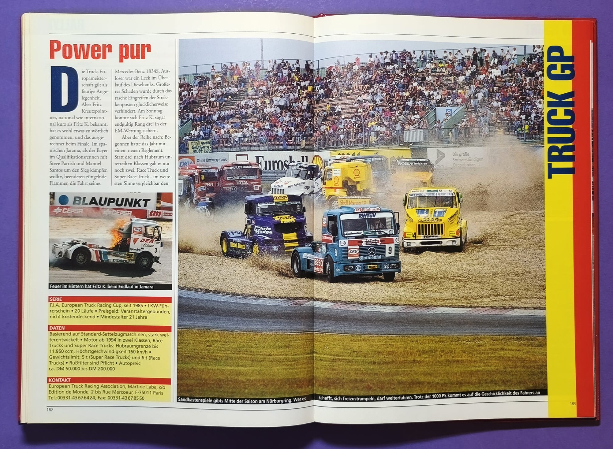 altes Jahrbuch, Rennreport 1994, Formel 1, Senna, Schumacher, Ratzenberger, DTM, Alfa 155, Opel Calibra, STW, BMW, 24h LeMans,..