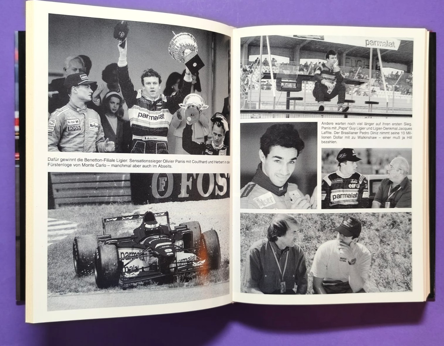 altes Buch Grand Prix Story 1996, Heinz Prüller, Formel 1 Grand Prix Jahrbuch, Weltmeister Damon Hill - Williams Renault