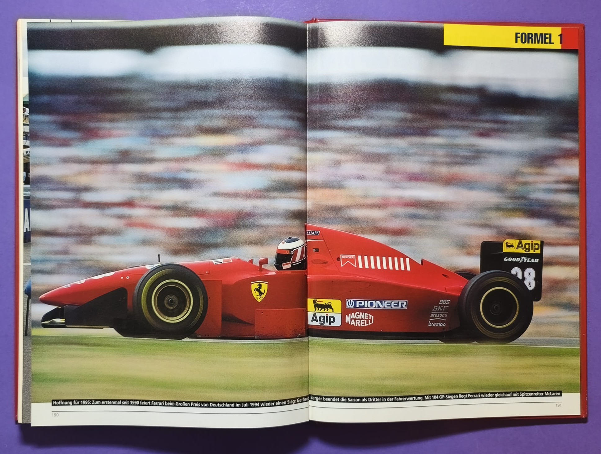 altes Jahrbuch, Rennreport 1994, Formel 1, Senna, Schumacher, Ratzenberger, DTM, Alfa 155, Opel Calibra, STW, BMW, 24h LeMans,..