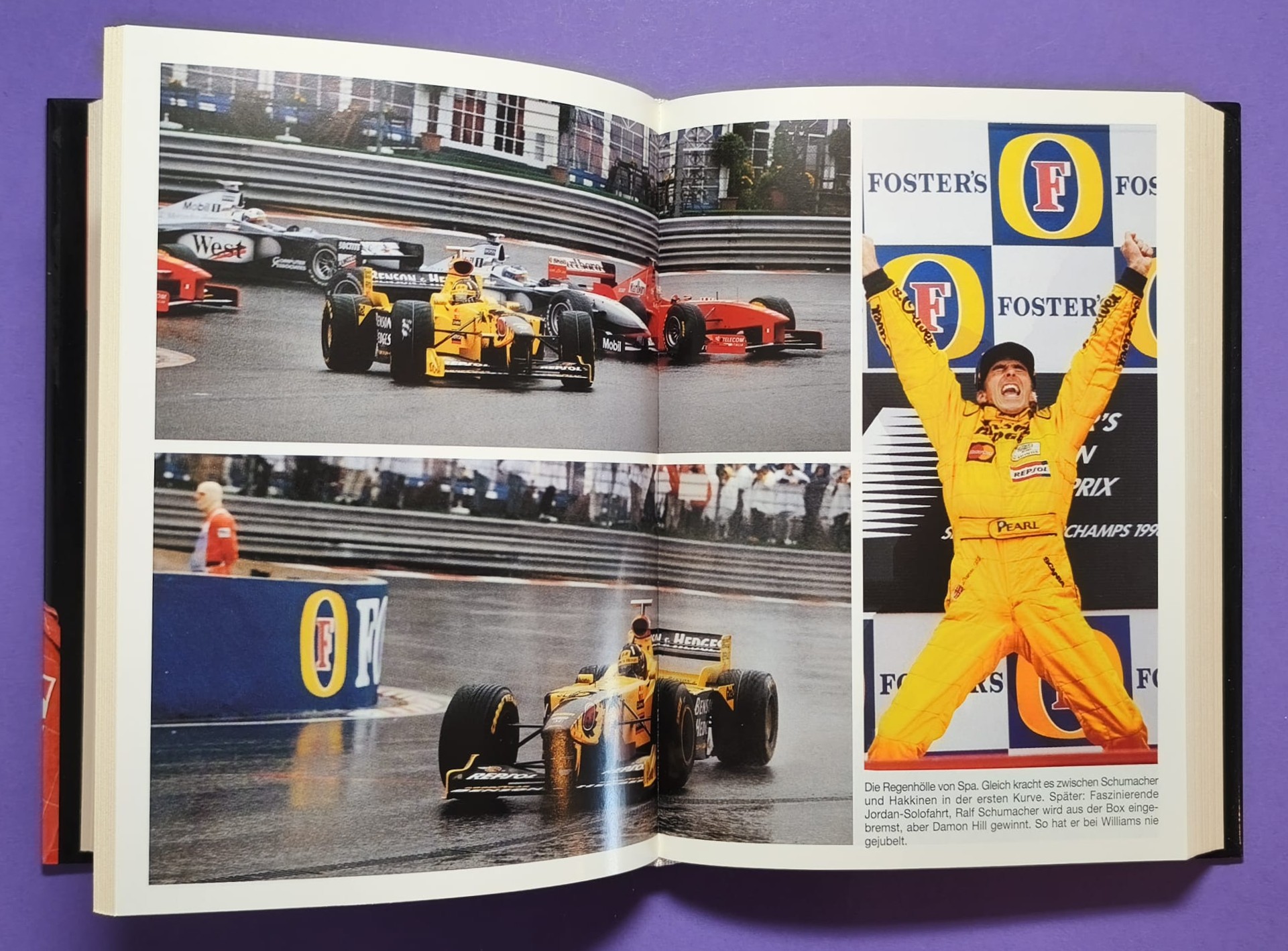 altes Buch Grand Prix Story 1998, Heinz Prüller, Formel 1 Grand Prix Jahrbuch, Weltmeister Mika Häkkinen, McLaren Mercedes