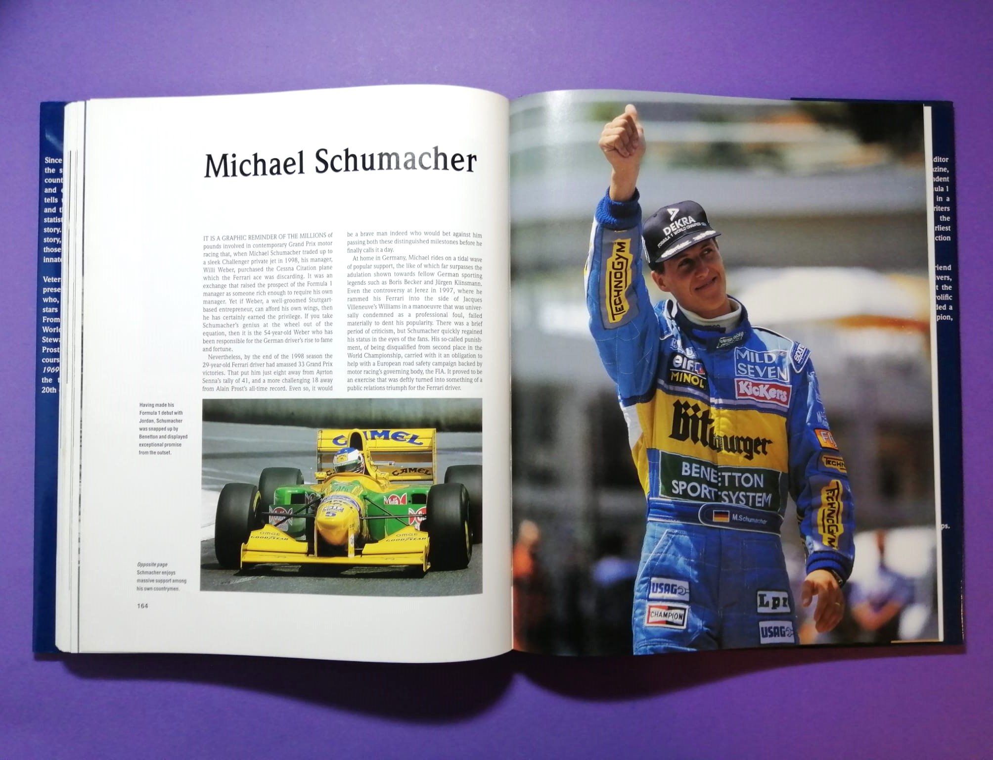 altes Buch, Racers 1969-2000, The Legends of Formula 1, Cevert, Rindt, Courage, Lauda, Hunt, Peterson, Pironi, Senna, Schumacher, Villeneuve,.. Englisch!