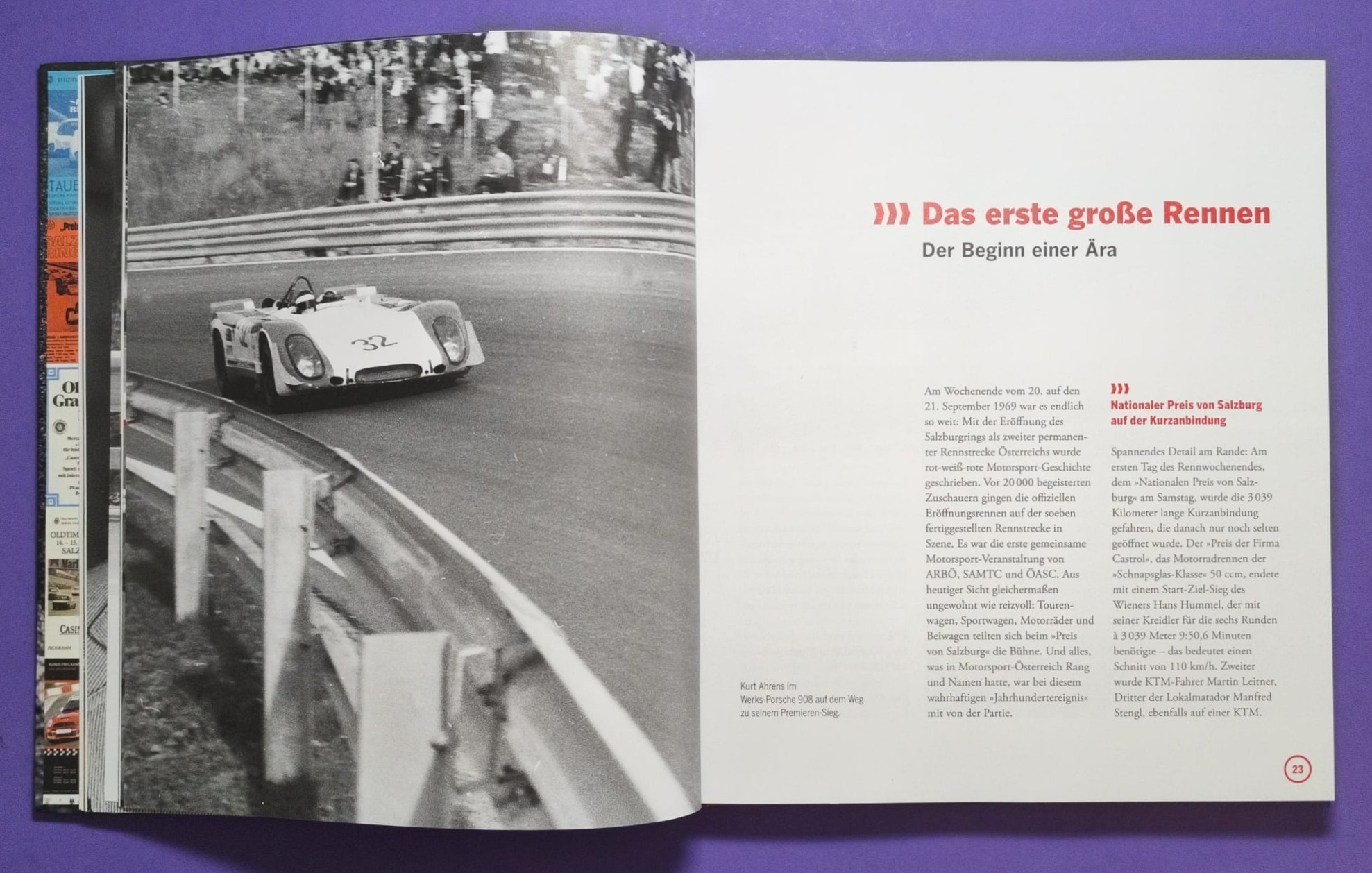 Buch NEU Originalverpackt! Legende Salzburgring, "Tradition mit Innovation", Jochen Rindt, Formel 2, Motorrad Grand Prix, DTM, BMW M1, Formel V,.. 