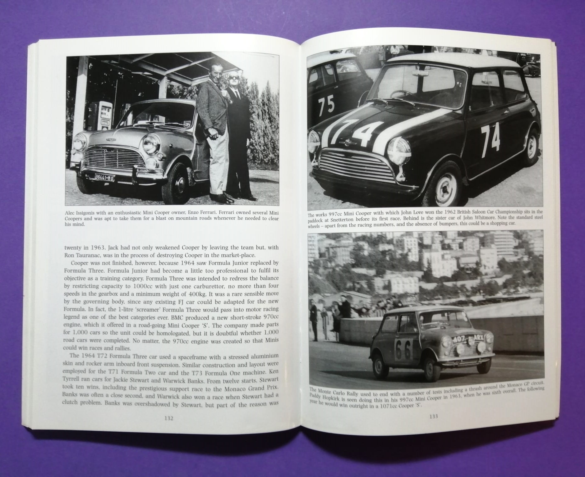 altes Buch Cooper, Formel 1 Grand Prix Team, Formel 2, Formel 3, Sportwagen, Indy Car, MINI Tuner, Jochen Rindt,.. Englisch!