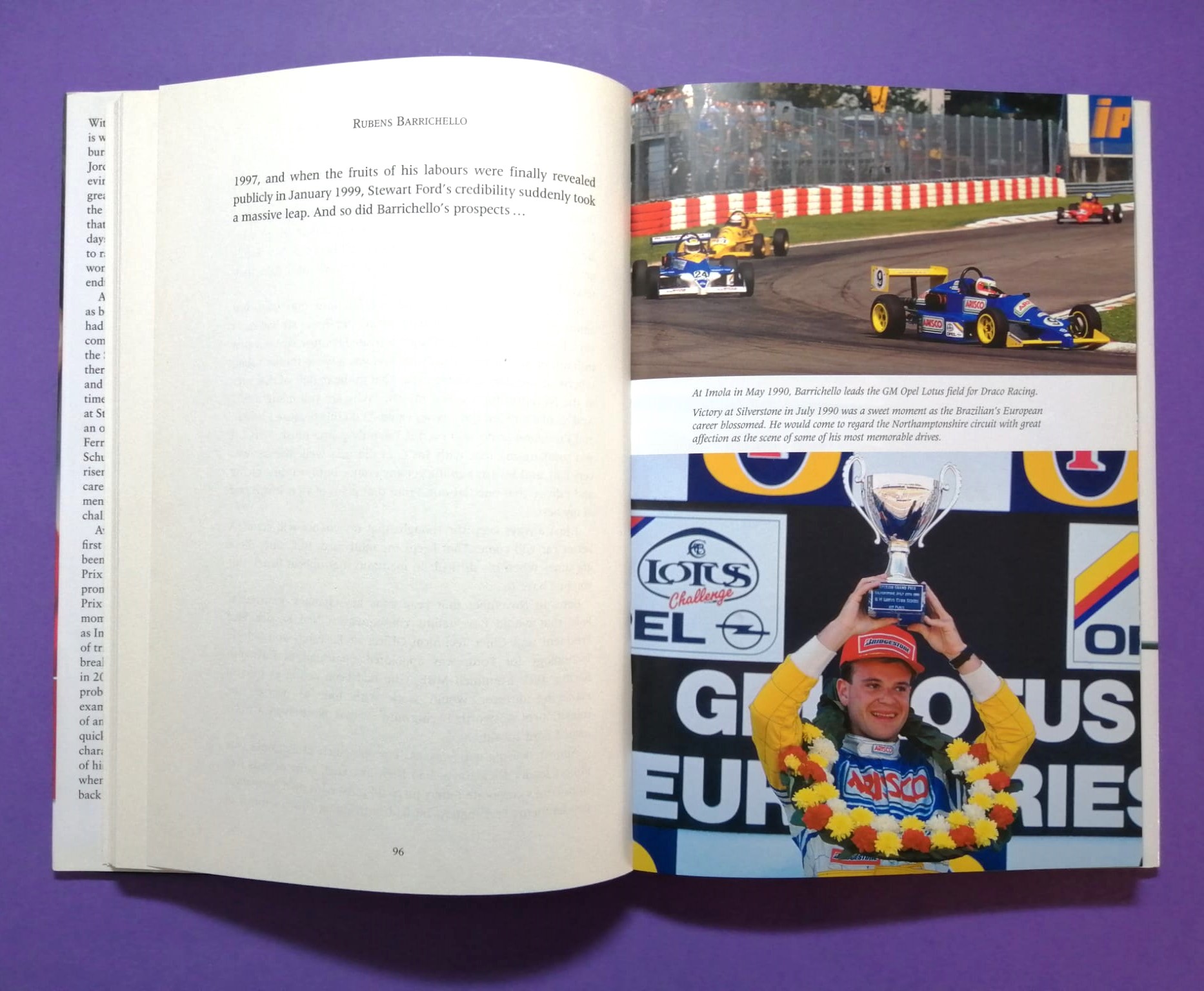 altes Buch, Rubens Barrichello, The Spirit of Senna and the Shadow of Schumacher, Formel 1 Grand Prix, Ferrari, Jordan, Stewart, Formel 3, 3000,.. Englisch!
