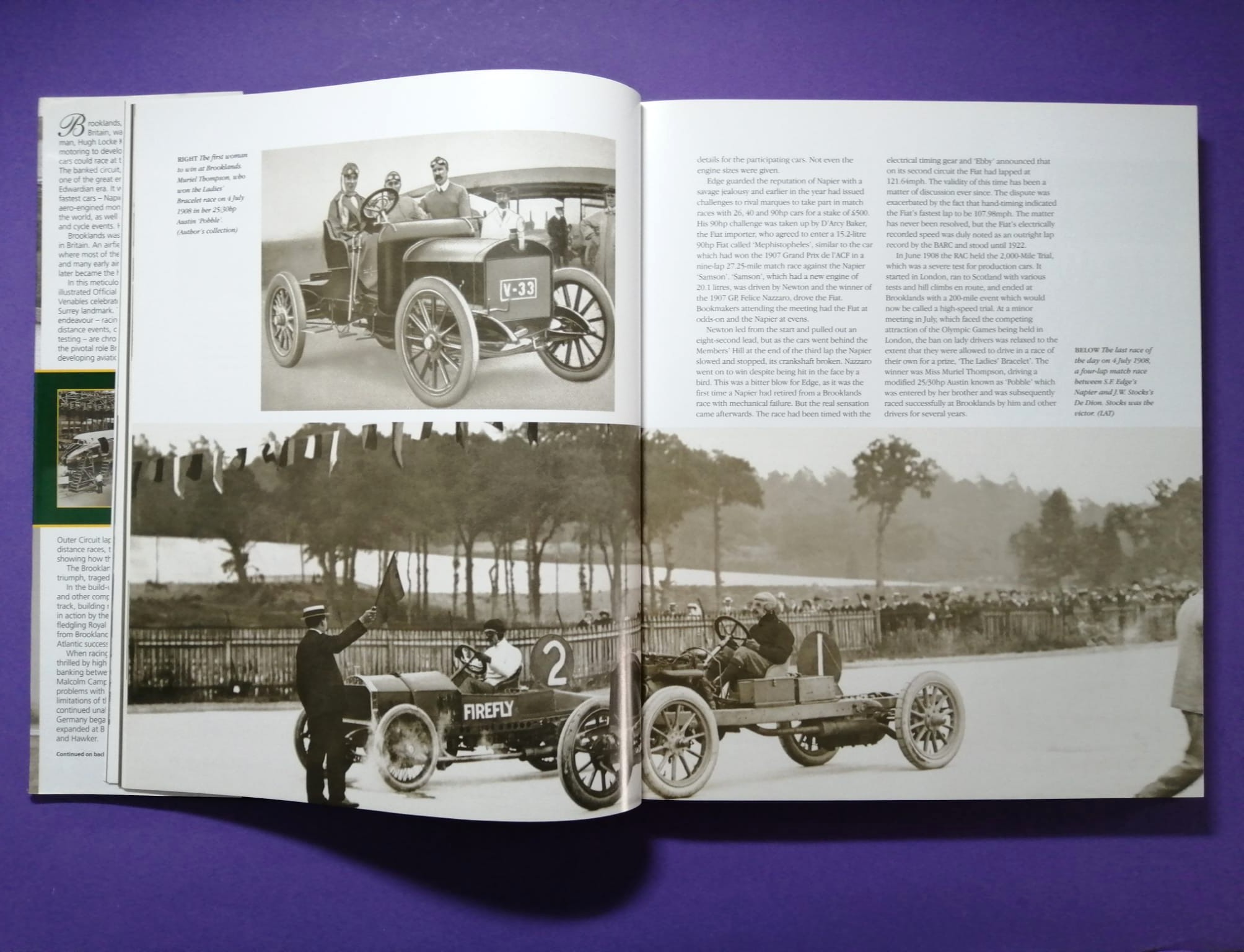 Buch, Brooklands, The Offizial Centenary History, Rennstrecke, Rennsport, Flugplatz, Flugzeuge, Englisch!
