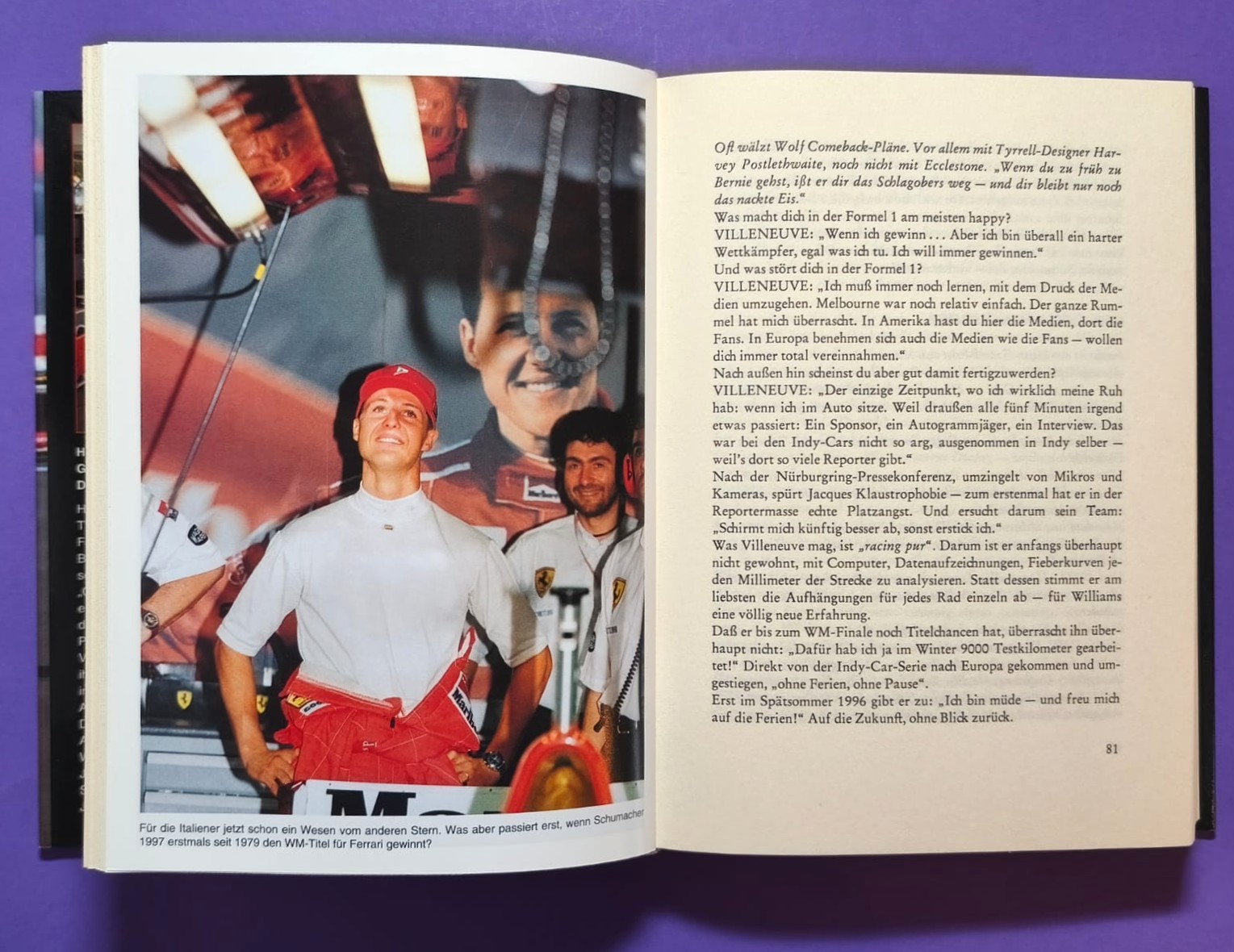 altes Buch Grand Prix Story 1996, Heinz Prüller, Formel 1 Grand Prix Jahrbuch, Weltmeister Damon Hill - Williams Renault