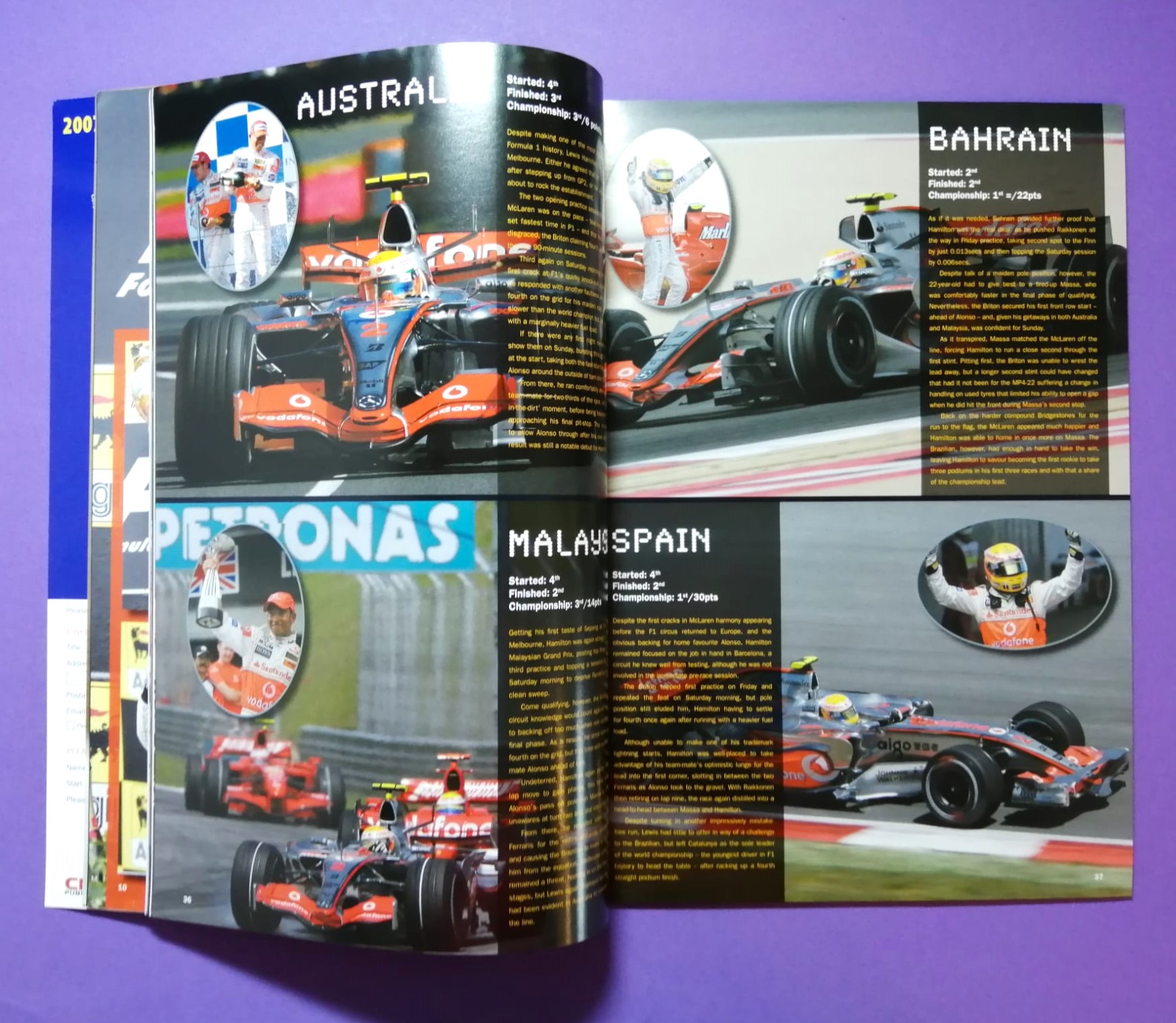 Magazin, Zeitschrift, NEU, Lewis Hamilton, Born to Win, Formel 1 Grand Prix Weltmeister, McLaren Mercedes, mit Kalender 2008, Englisch!