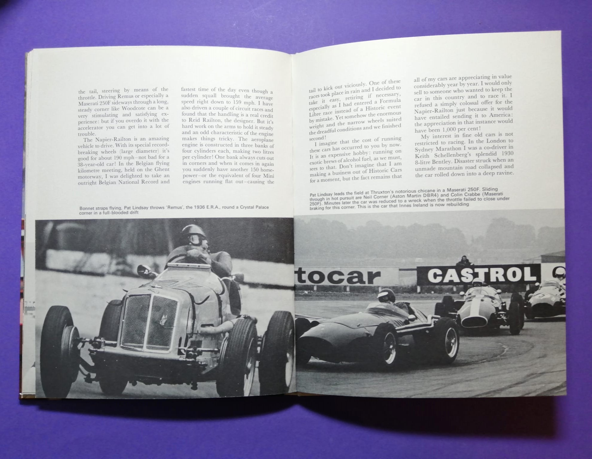 altes Buch, Motor Racing, The International Way, Nr. 2, Jochen Rindt, Gold Leaf Lotus Formel 1, 24h LeMans, Matra, Porsche 917, Mini, Jackie Stewart,.. Englisch!