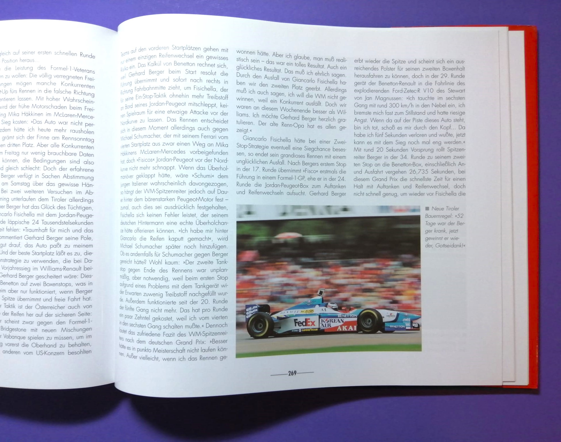 altes Buch, Grand Prix 70 Jahre Großer Preis von Deutschland, 1926 bis 1997, Avus, Solitude, Nürburgring, Hockenheimring, Formel 1, Rindt, Lauda, Berger, Clark, Cevert, Schumacher, Winkelhock, Zakspeed,..