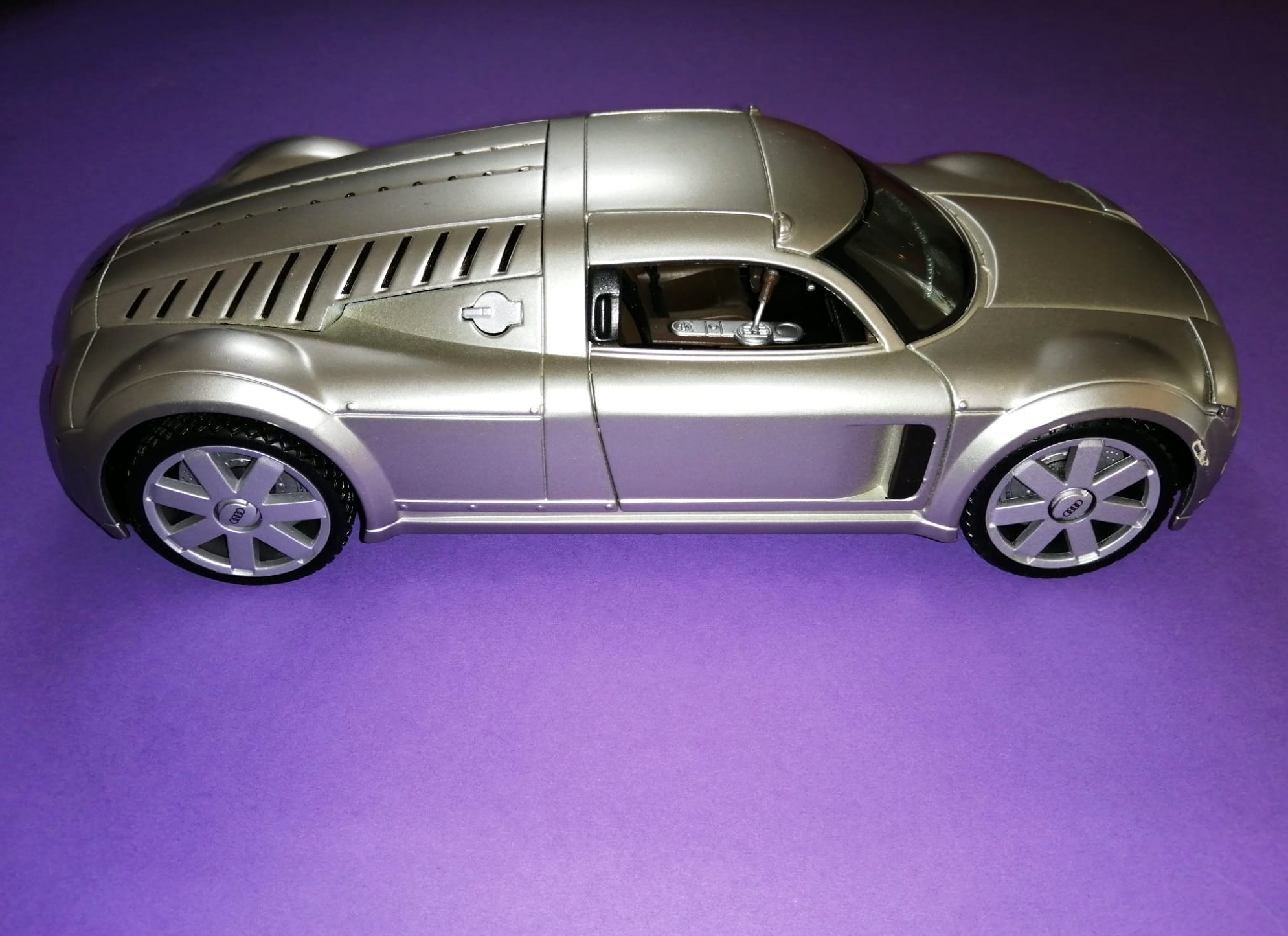 altes Modellauto 1:18, Audi Supersportwagen "Rosemeyer"