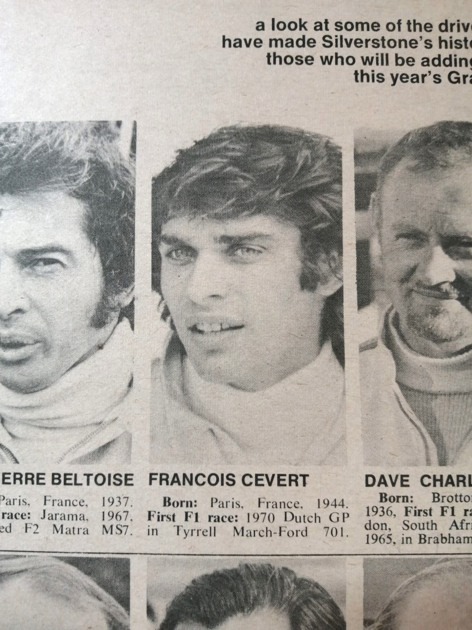 RARITÄT! alte Zeitung, Motoring News, 15. Juli 1971, Cevert, Hill, Siffert, Peterson, Stewart, BRM, Tyrrell, Formel 1 Grand Prix,.. Englisch