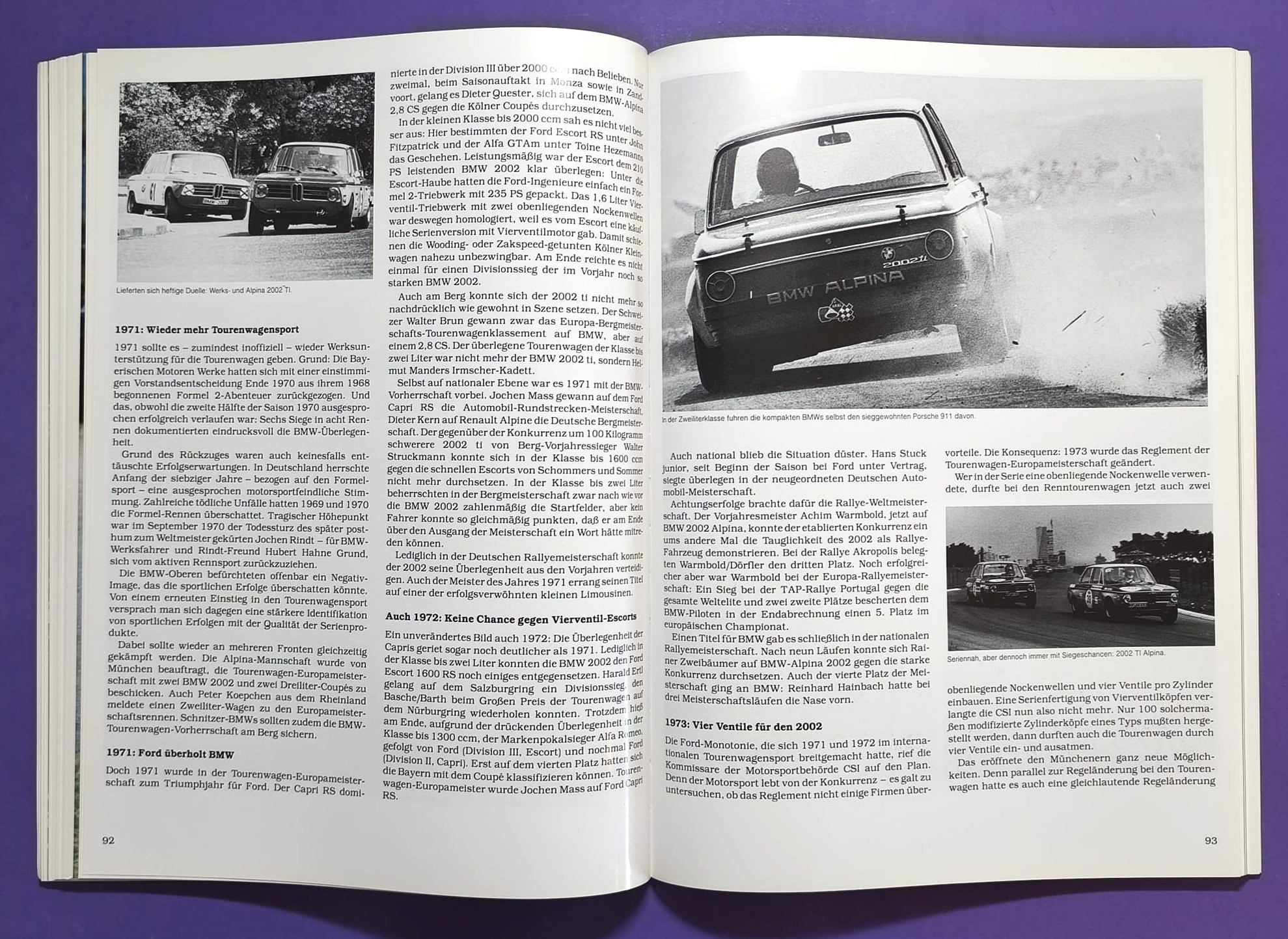 Das grosse BMW 02 Buch, Alpina, Cabrio, DRM, Turbo, Motorsport, Rennmotoren, Dieter Quester,..
