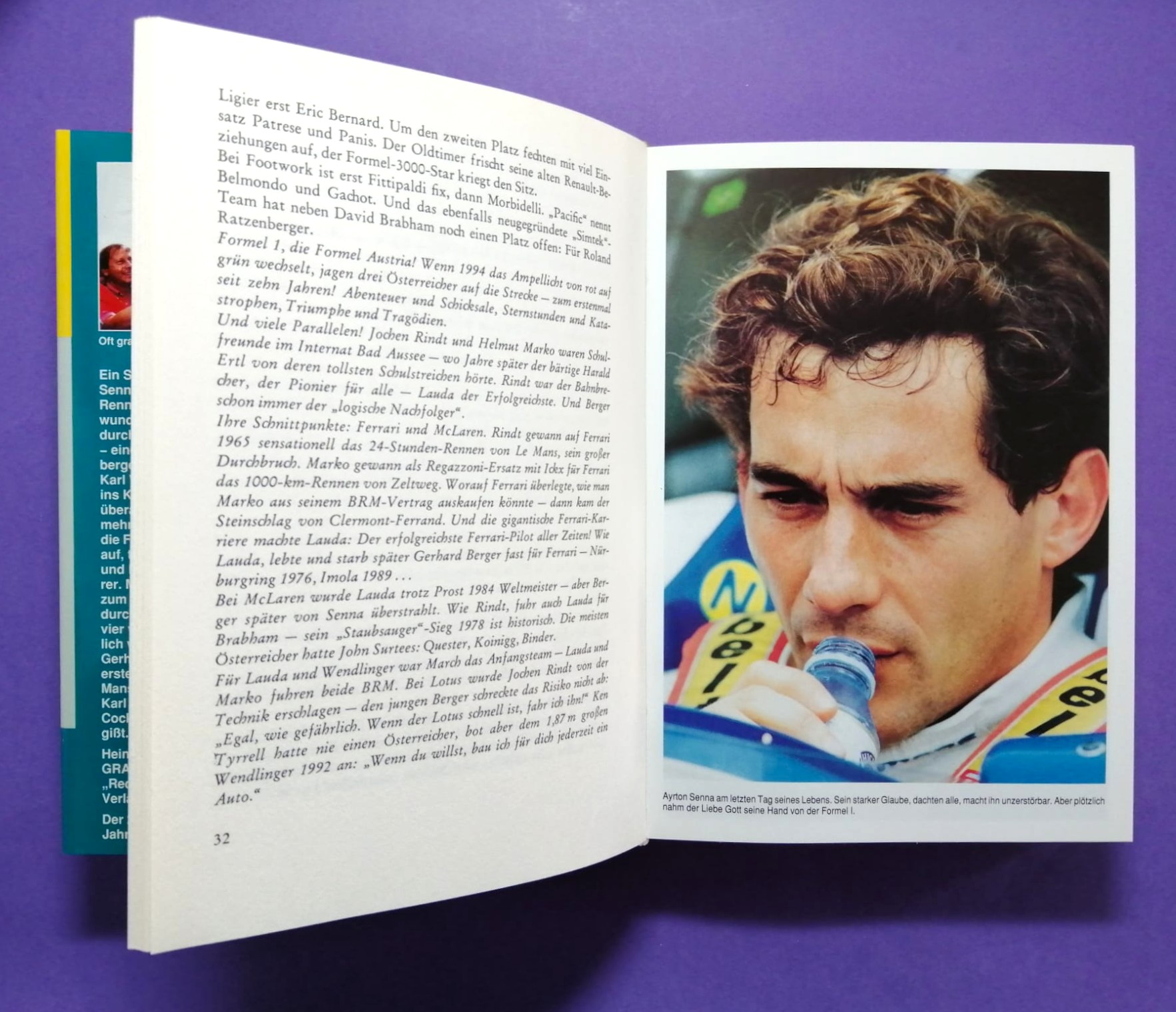 altes Buch Grand Prix Story 1994, Formel 1 Grand Prix Jahrbuch, Heinz Prüller, Ayrton Senna, Weltmeister Schumacher Benetton