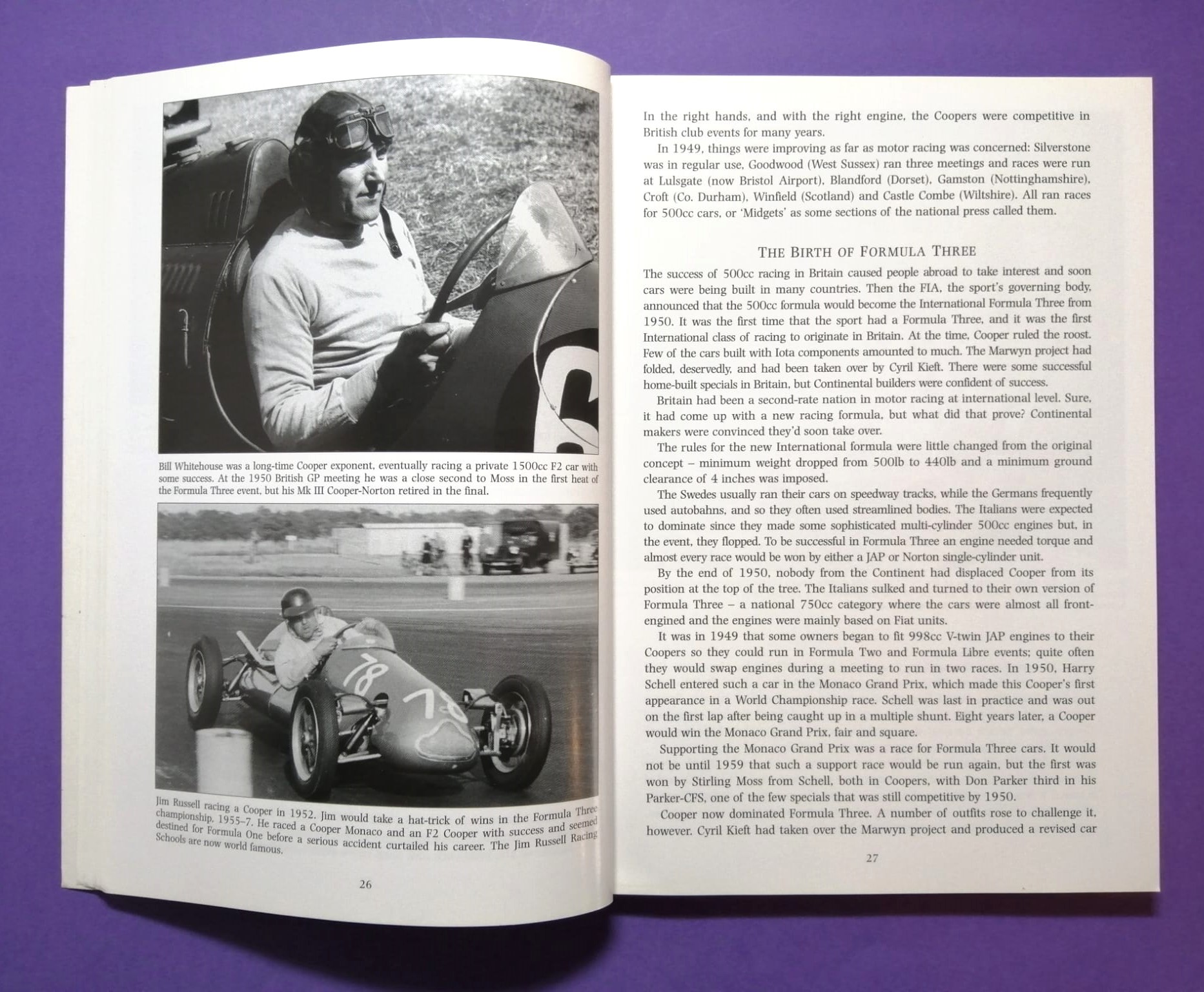 altes Buch Cooper, Formel 1 Grand Prix Team, Formel 2, Formel 3, Sportwagen, Indy Car, MINI Tuner, Jochen Rindt,.. Englisch!