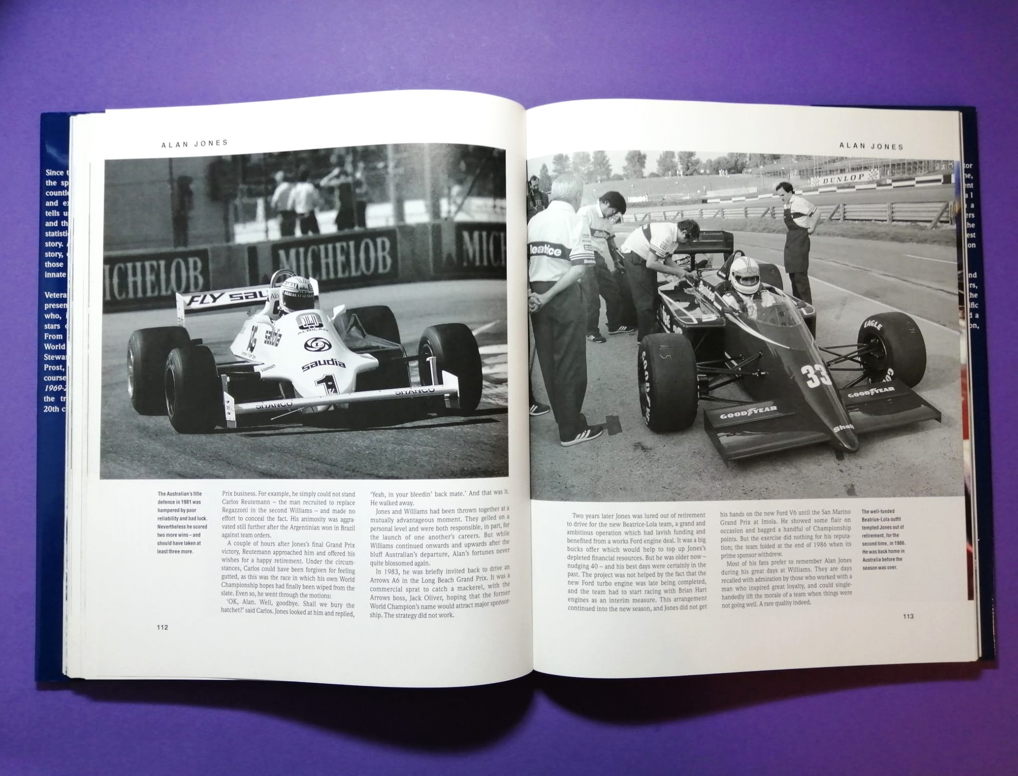 altes Buch, Racers 1969-2000, The Legends of Formula 1, Cevert, Rindt, Courage, Lauda, Hunt, Peterson, Pironi, Senna, Schumacher, Villeneuve,.. Englisch!