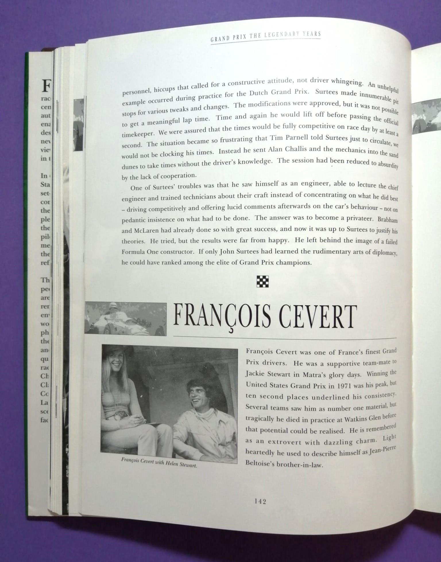 altes Buch, Grand Prix, The Legendary Years, The Personal Memories of Louis Stanley, Formel 1, Rindt, Lauda, Cevert,.. 50er bis 70er Jahre, Englisch! 