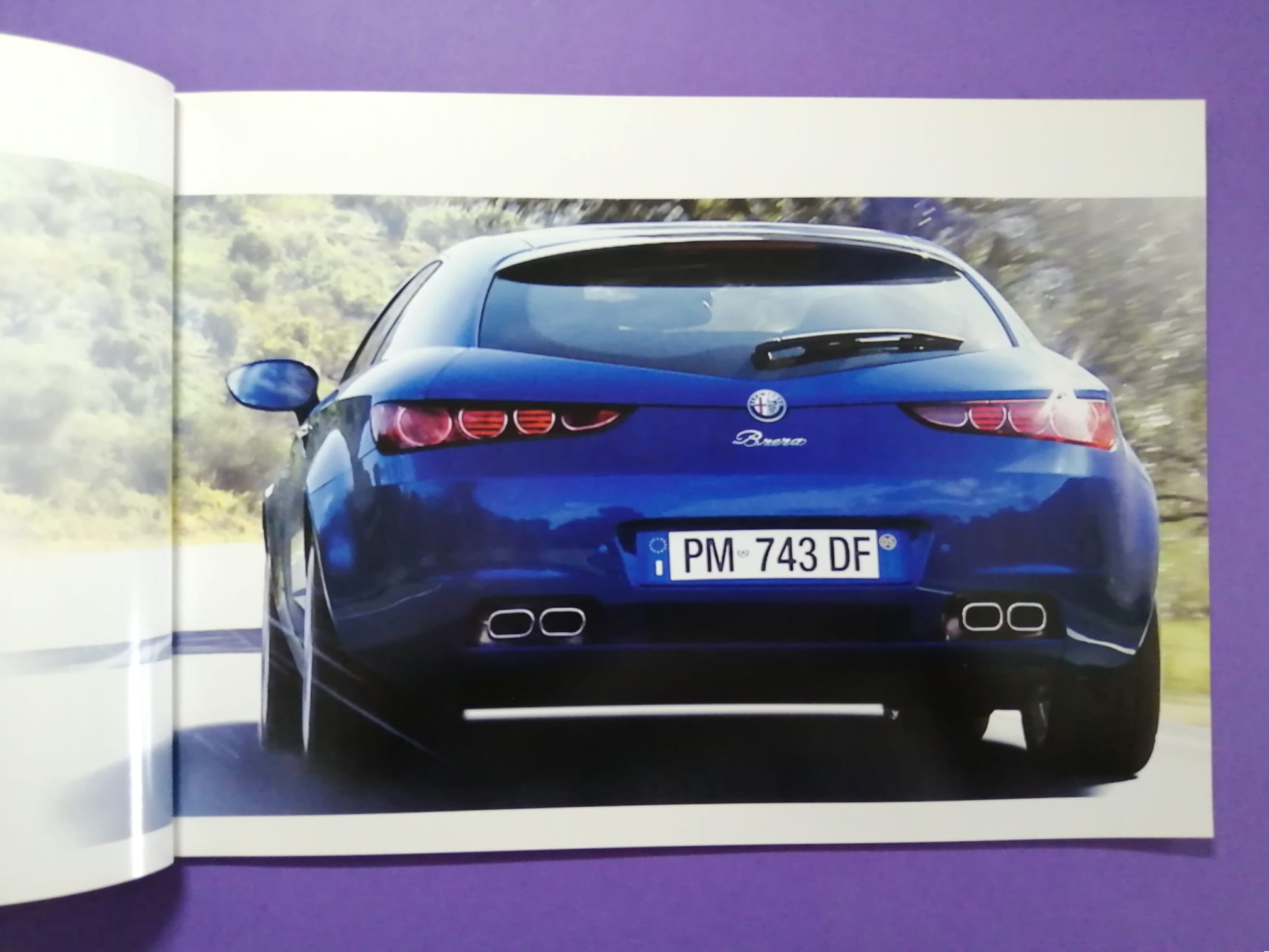 altes Original Autoprospekt, Alfa-Romeo Brera Coupe, V6.., aus dem Jahr 2007