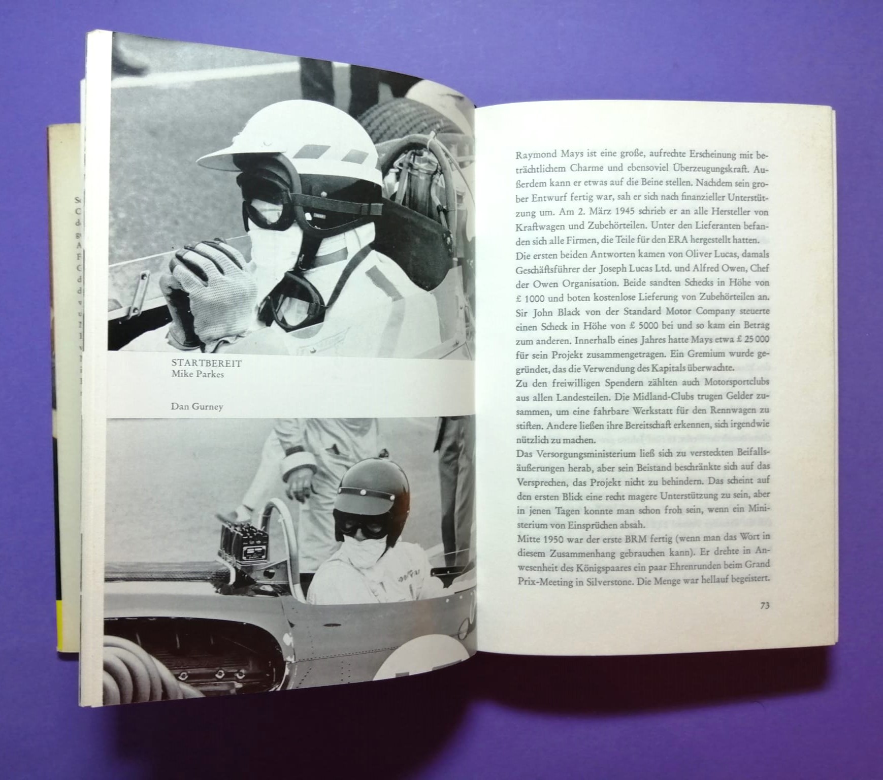 altes Buch, Schnell sein ist nicht alles, Der Weg zur Fahrer Weltmeisterschaft, Formel 1 Grand Prix, Jochen Rindt, Clark, Hill, Stewart,..