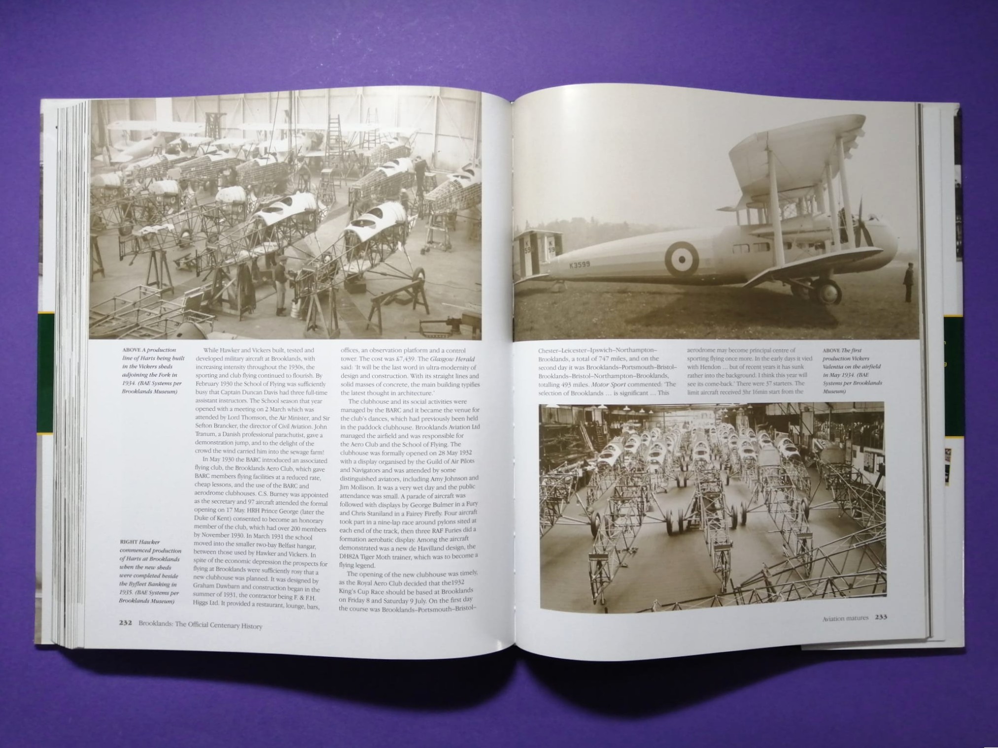 Buch, Brooklands, The Offizial Centenary History, Rennstrecke, Rennsport, Flugplatz, Flugzeuge, Englisch!